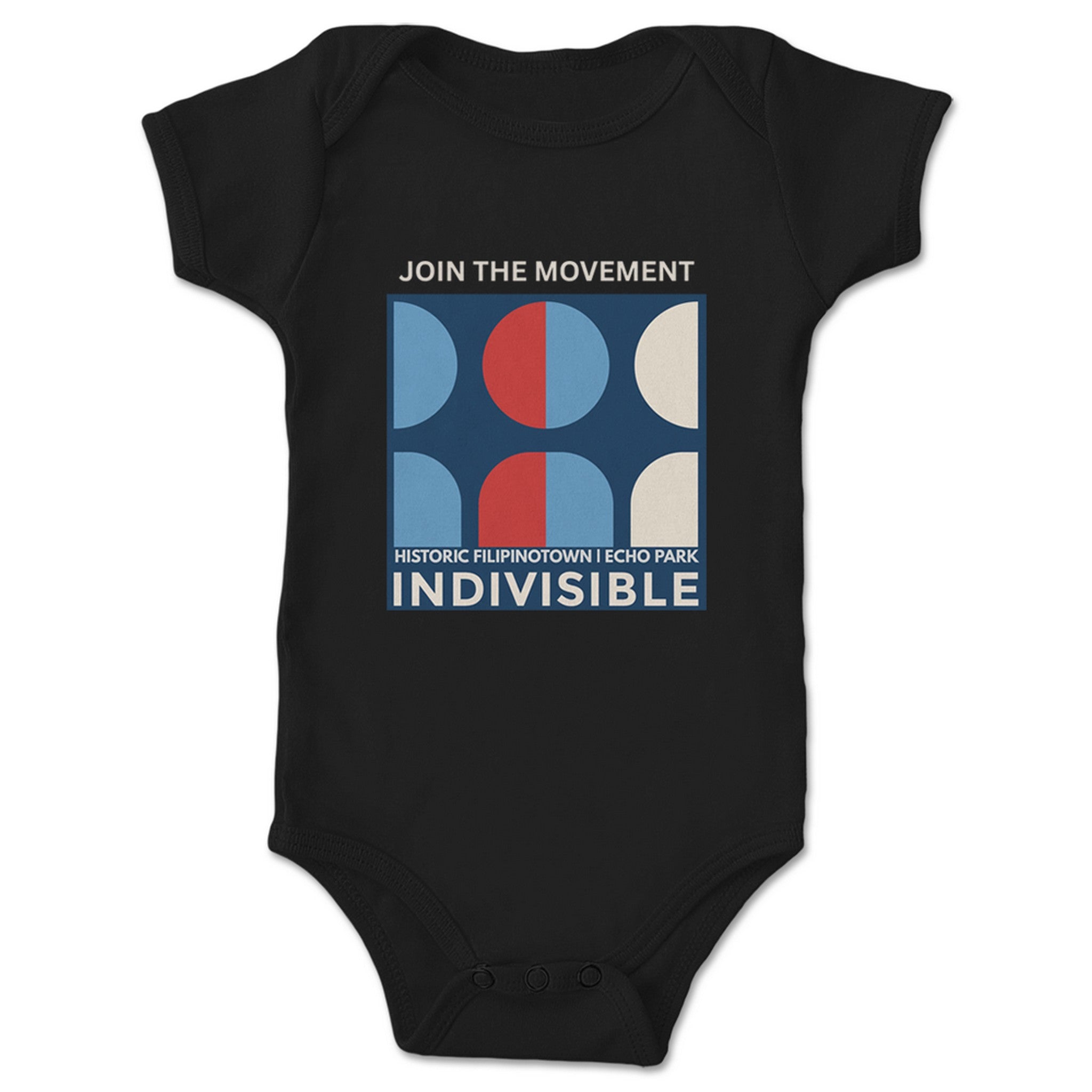 Activist Apparel Indivisible HiFi Infant Onesie Black