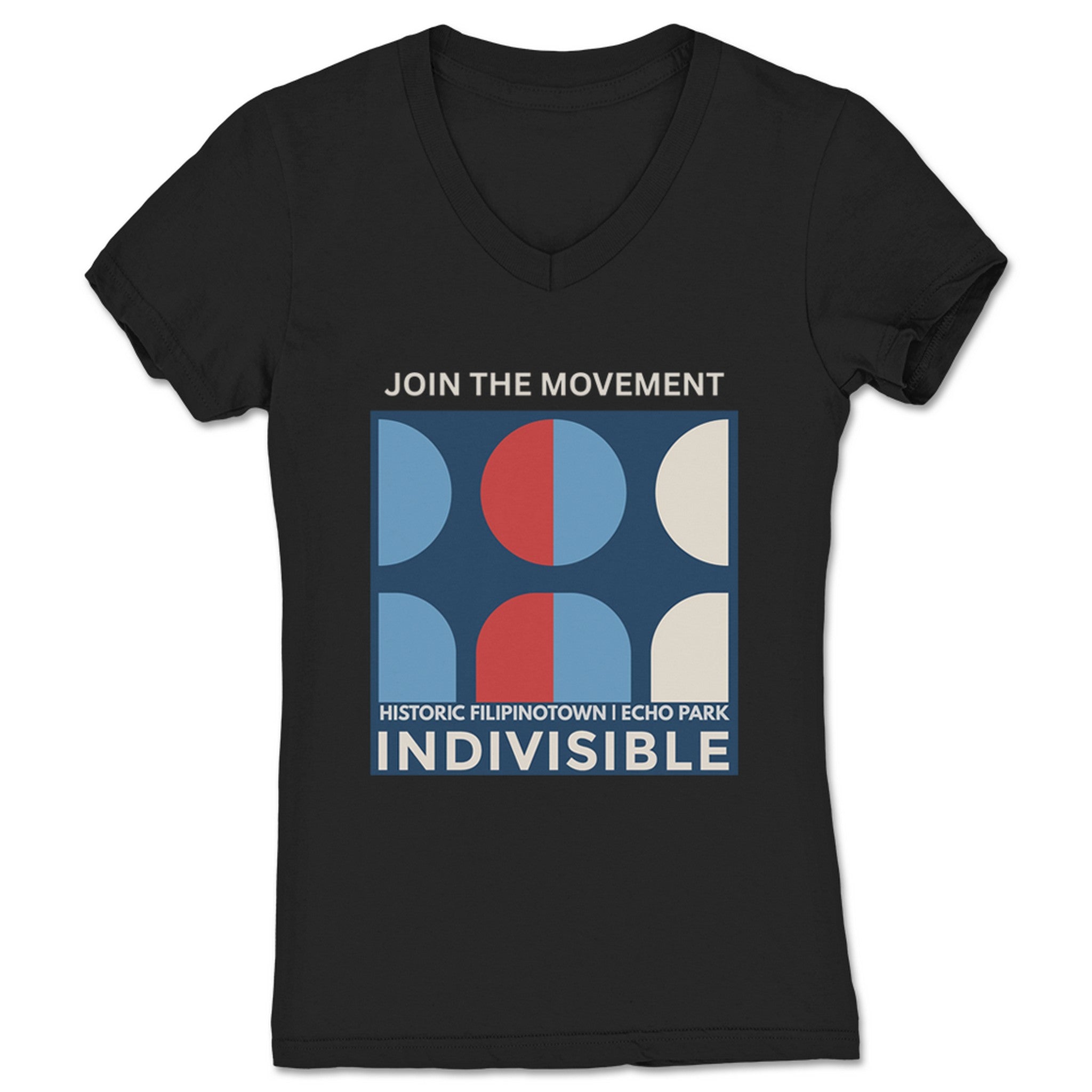 Activist Apparel Indivisible HiFi Women's V-Neck Black