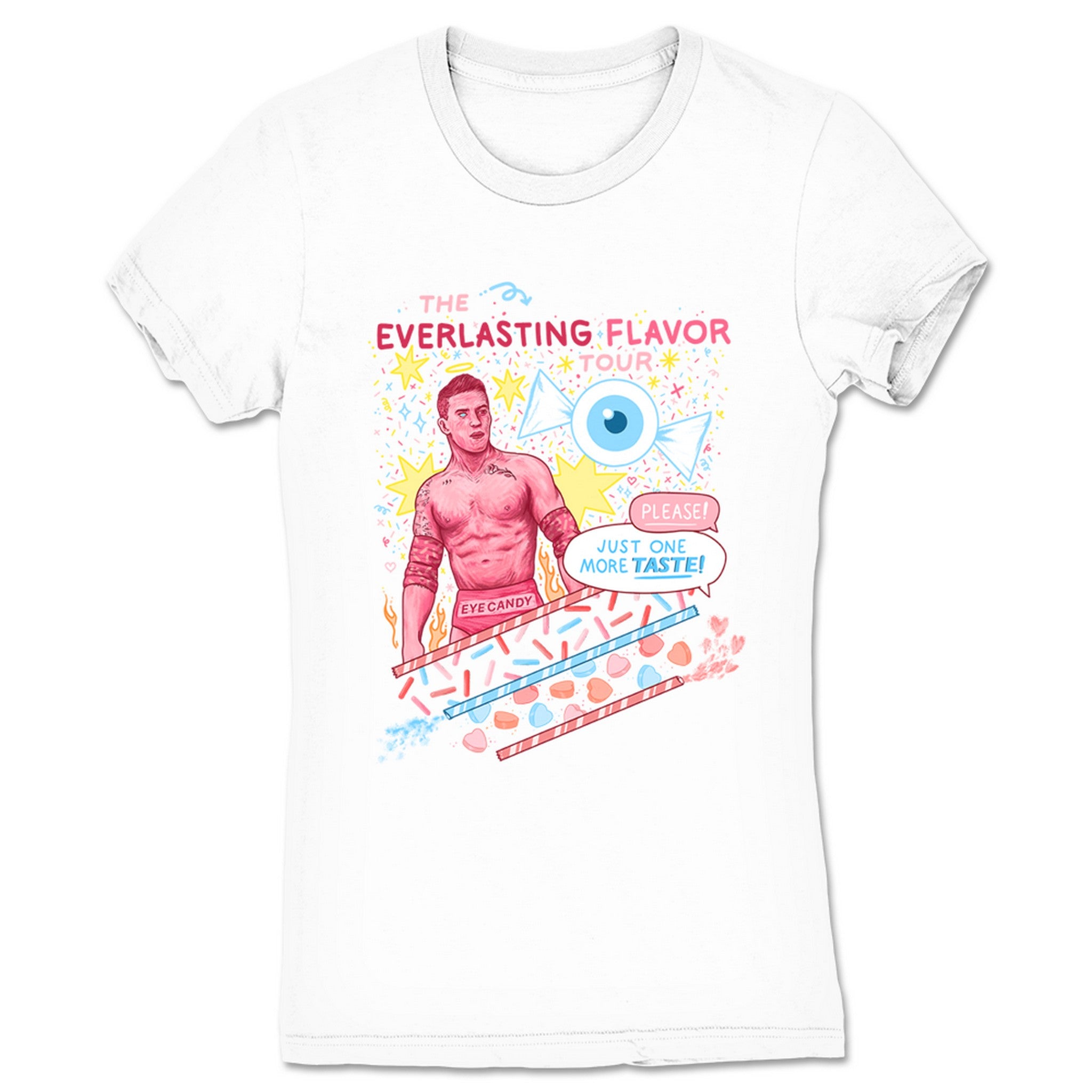 Eye Candy Elliott Everlasting Flavor Women's Tee White