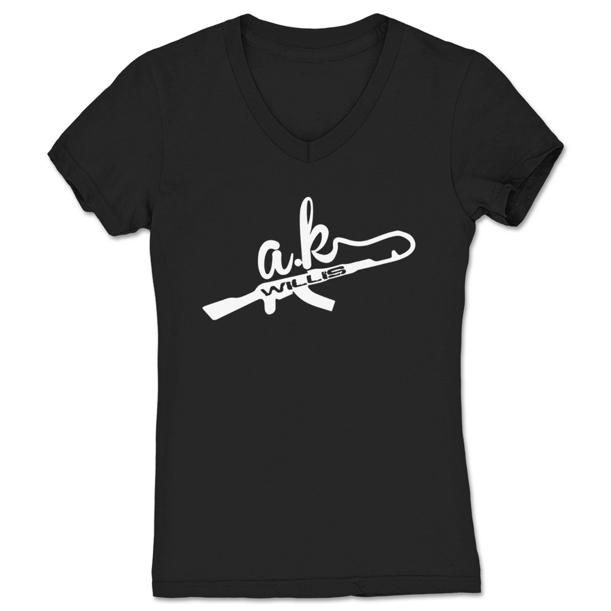 A.K. Willis A.K. Willis Women's V-Neck Black