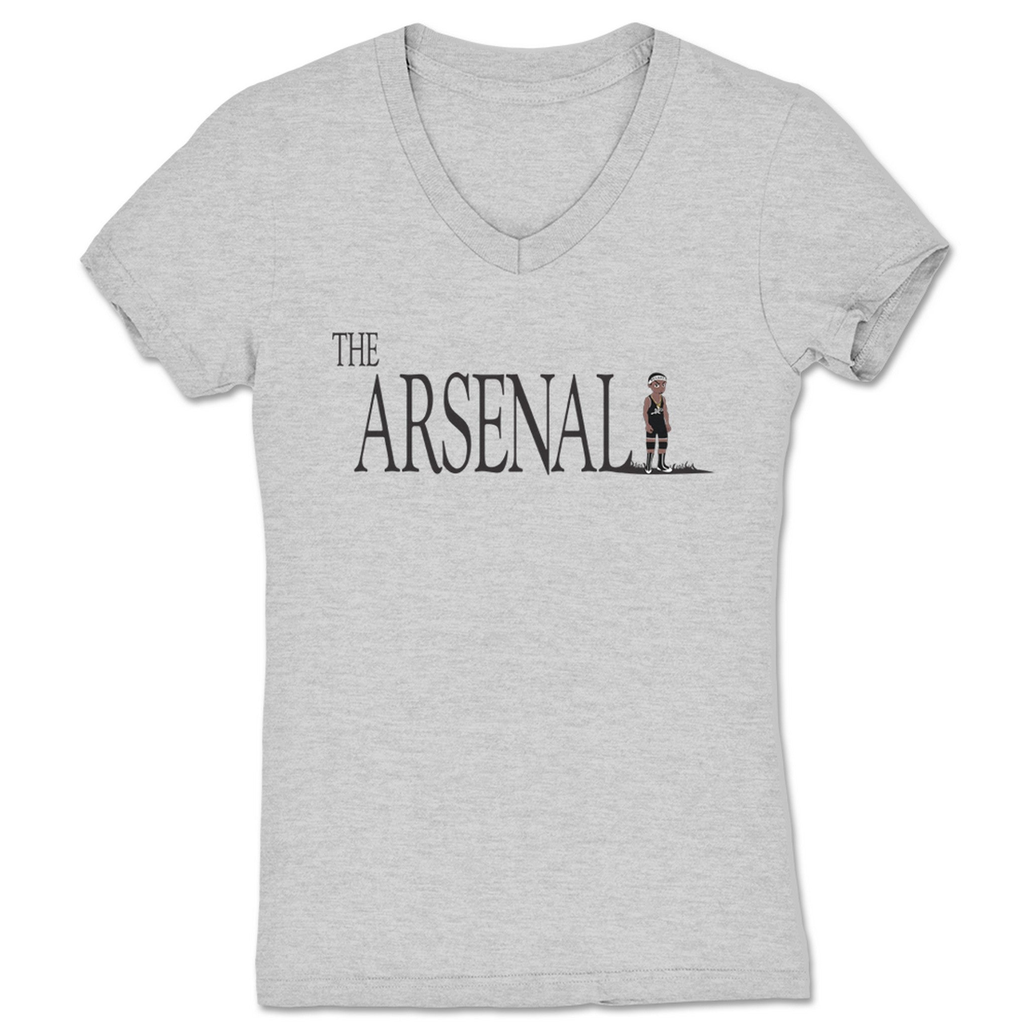 A.K. Willis The Arsenal Women's V-Neck Heather Grey