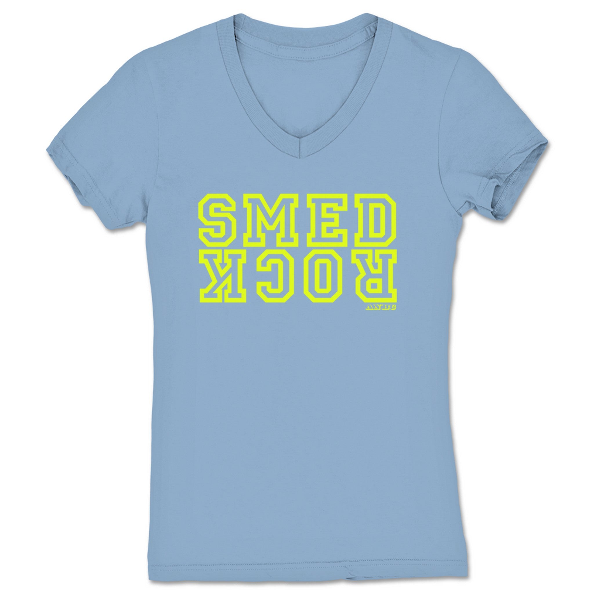 ANBC Designs Smedrock Women's V-Neck Baby Blue
