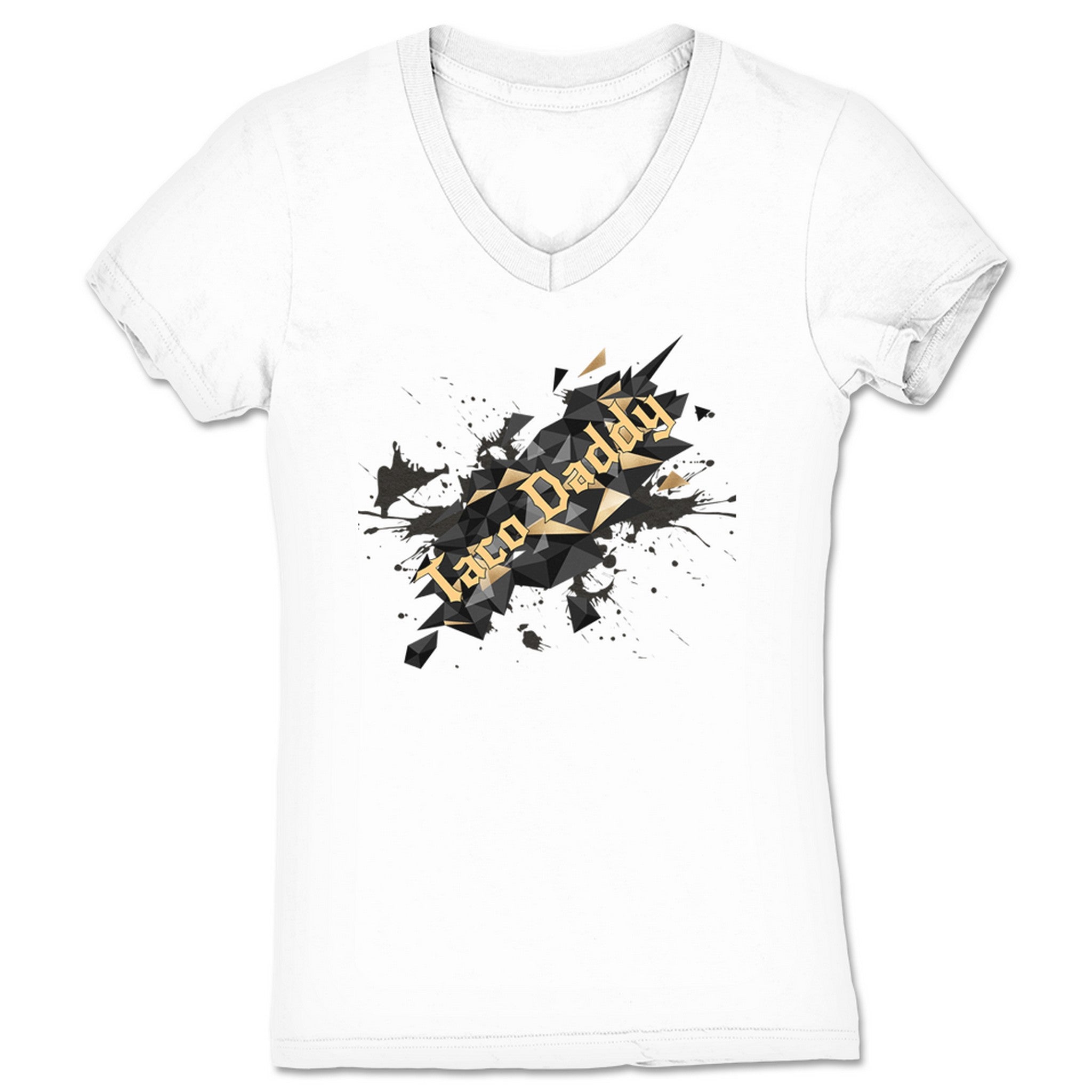 Aaron Reyez The Golden One Women's V-Neck White