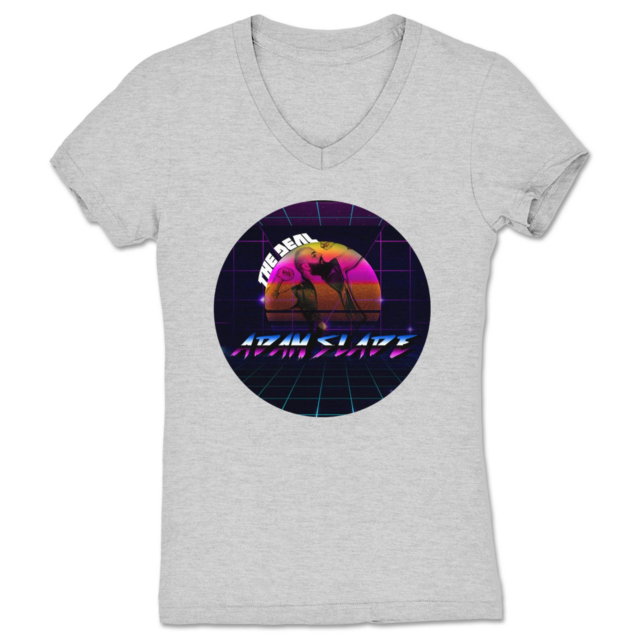 Adam Slade Slade Runner Women's V-Neck Heather Grey