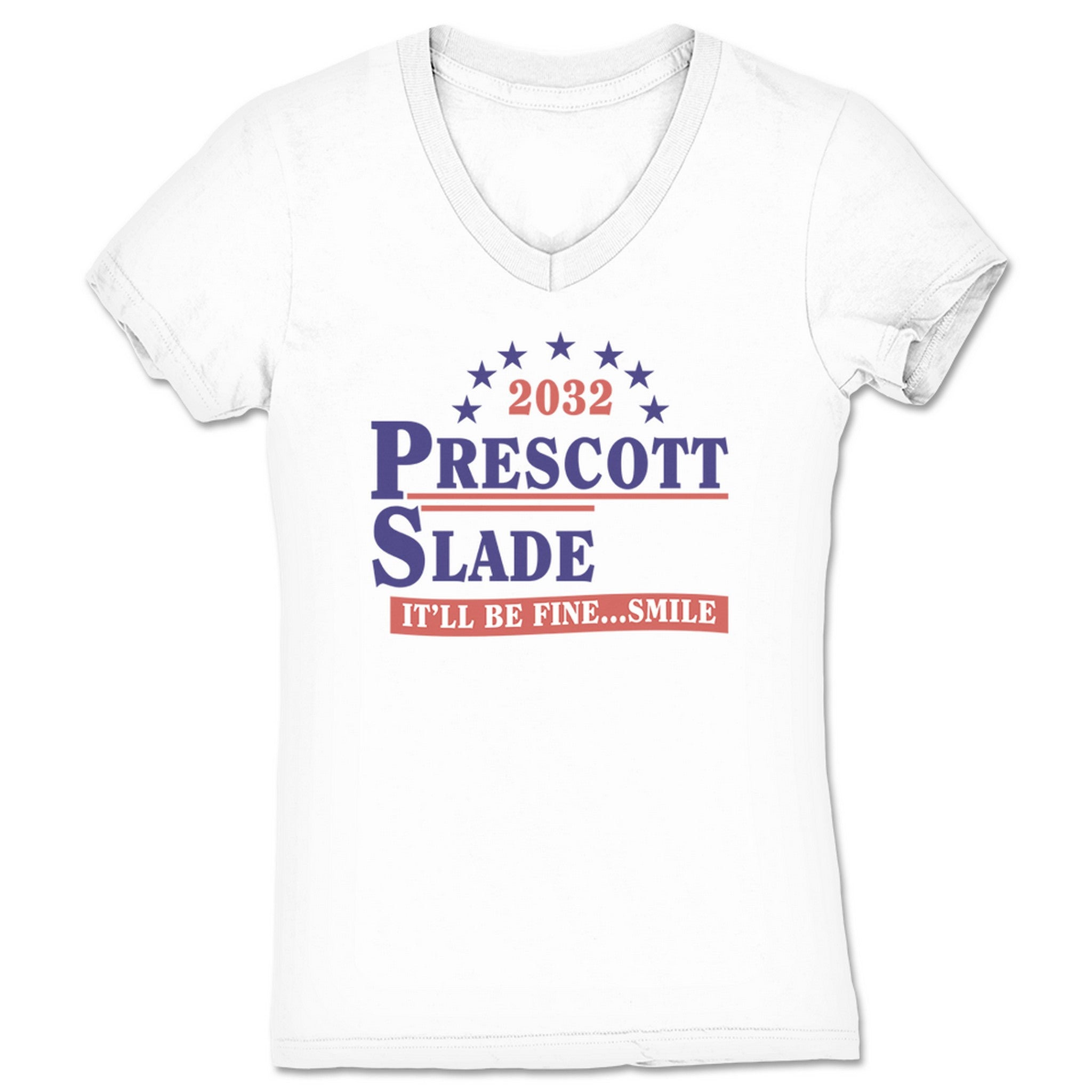 Adam Slade Vote Lost Boys 2032 Women's V-Neck White