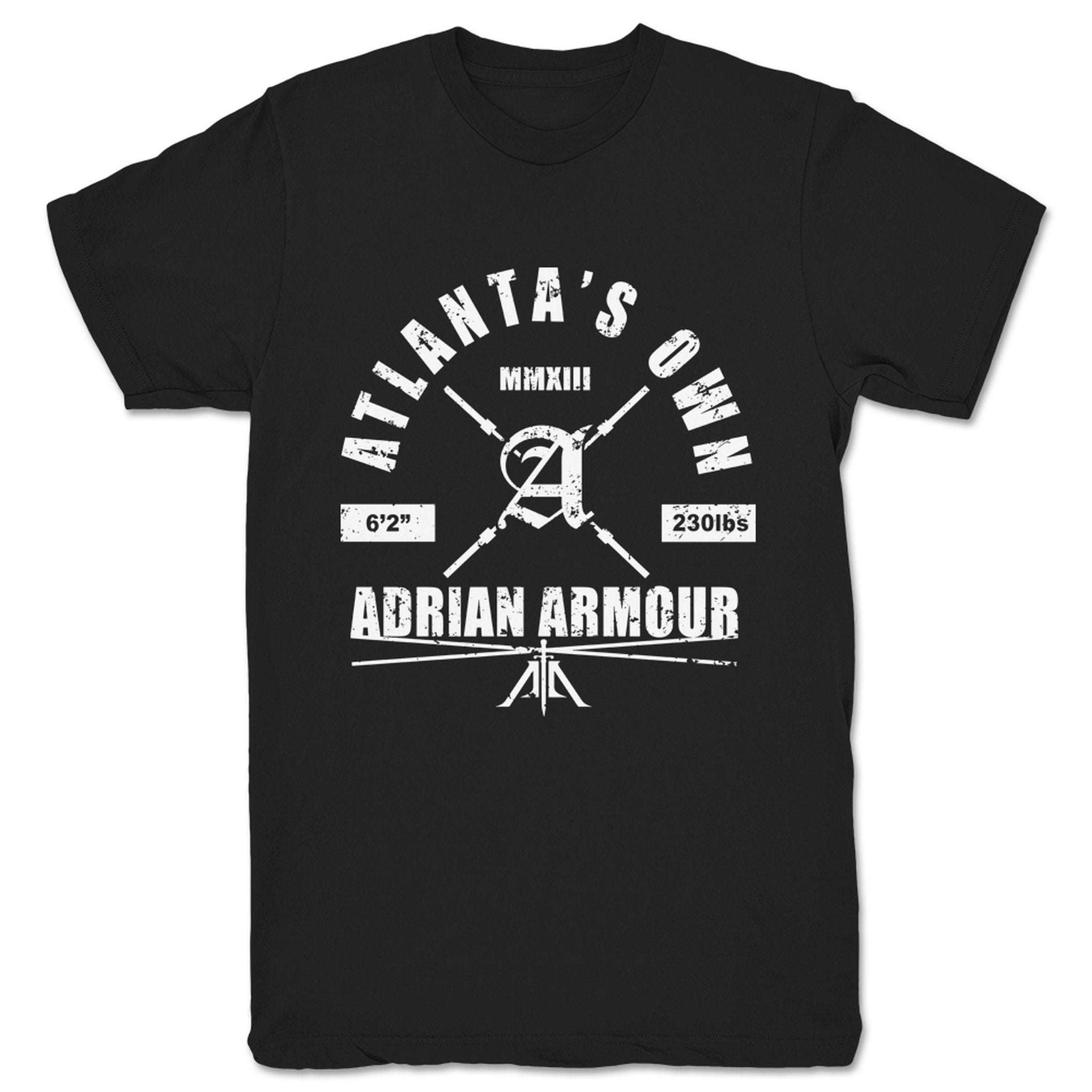 Adrian Armour Atlanta's Own Unisex Tee Black (w/ White Print)