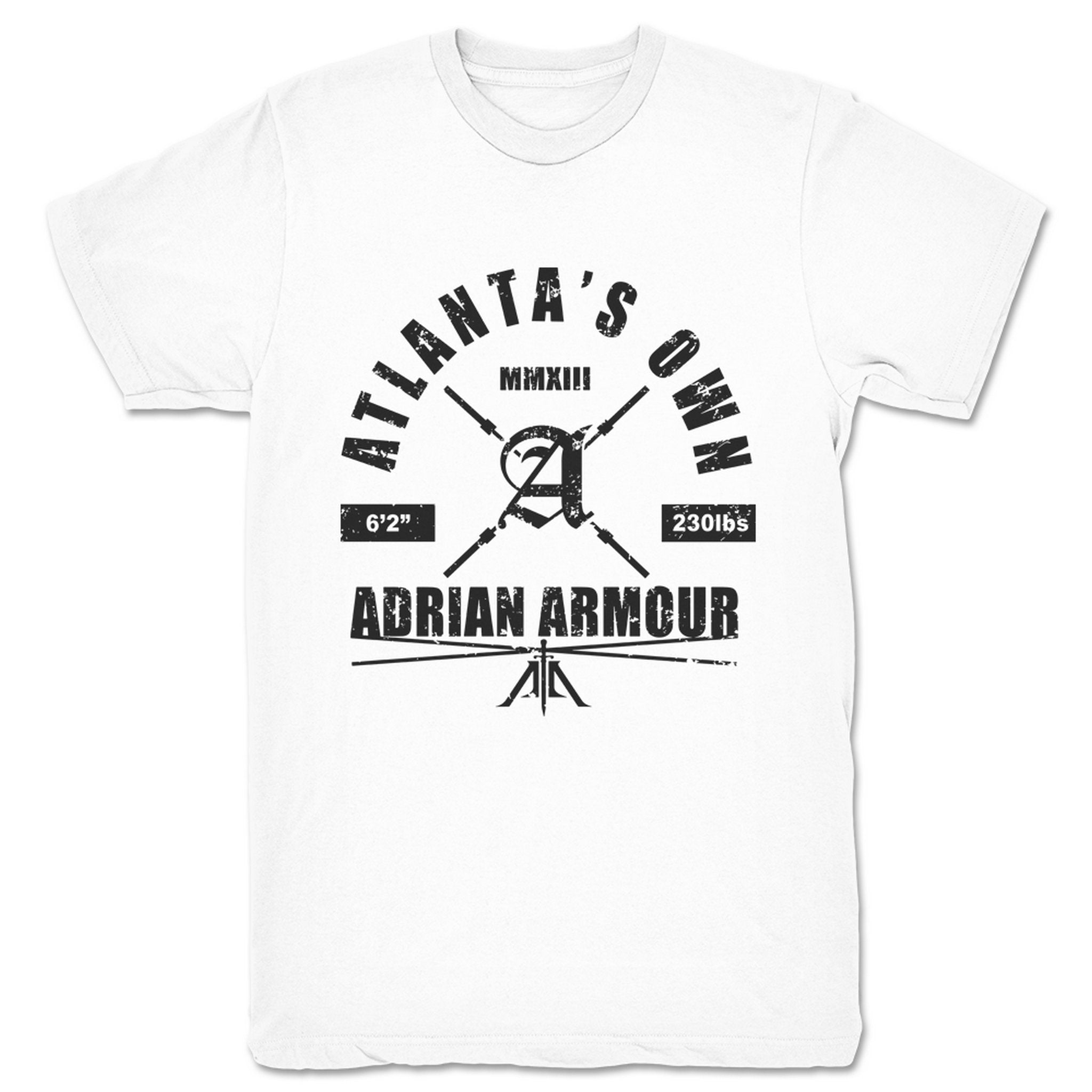 Adrian Armour Atlanta's Own Unisex Tee White (w/ Black Print)