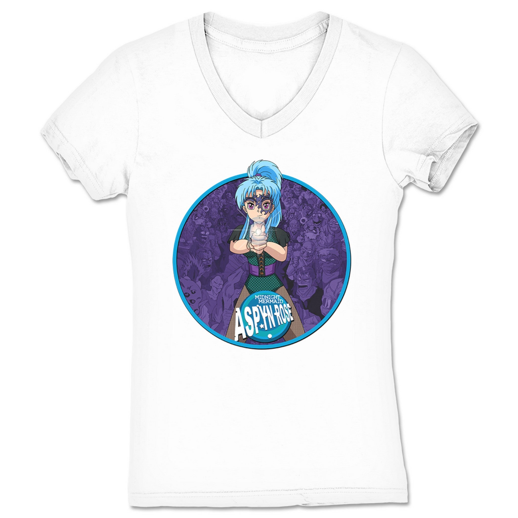 Aspyn Rose Spirit Detective Women's V-Neck White