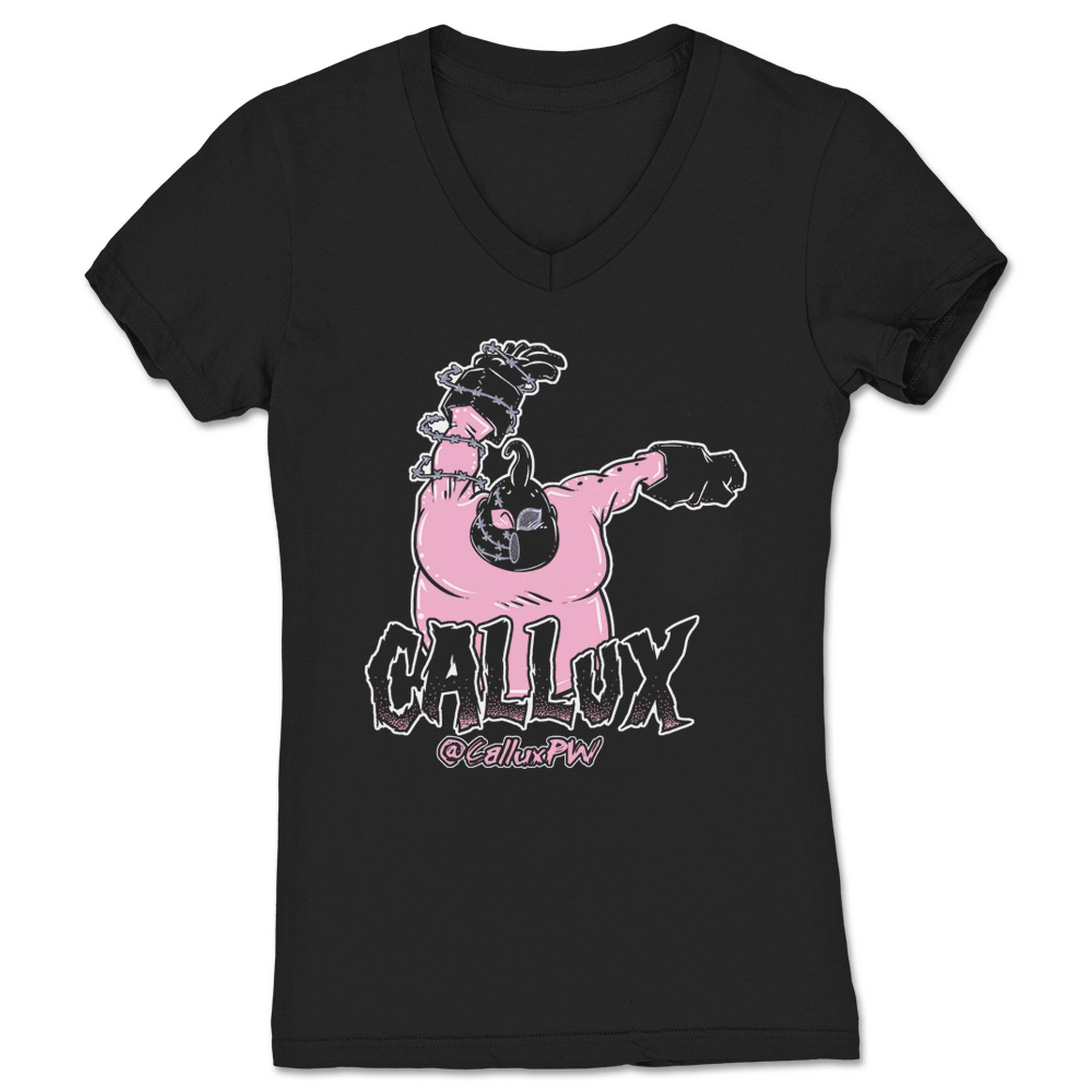 BIG CALLUX. BUU CALLUX Women's V-Neck Black