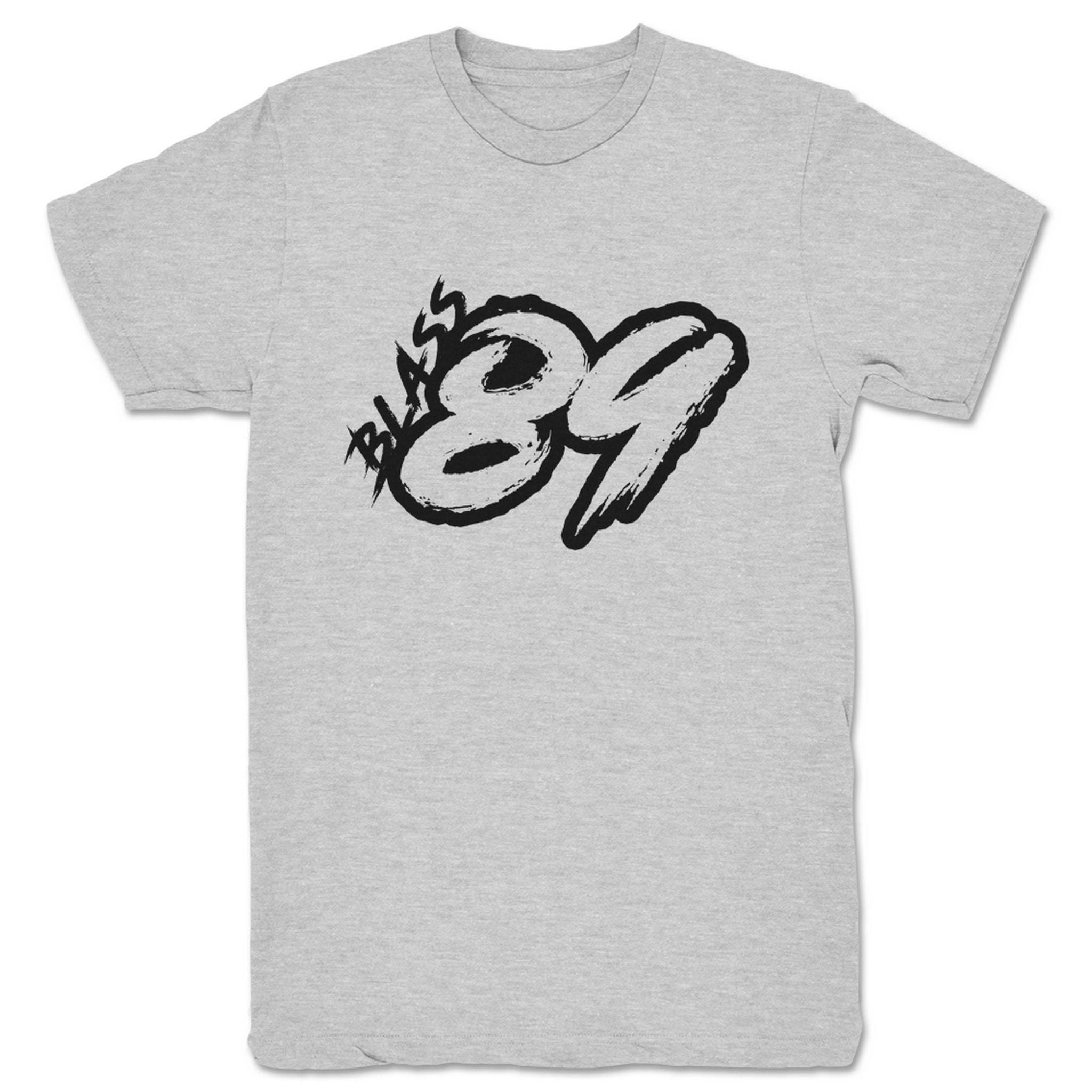 BLASS 89 BLASS 89 Logo Unisex Tee Heather Grey