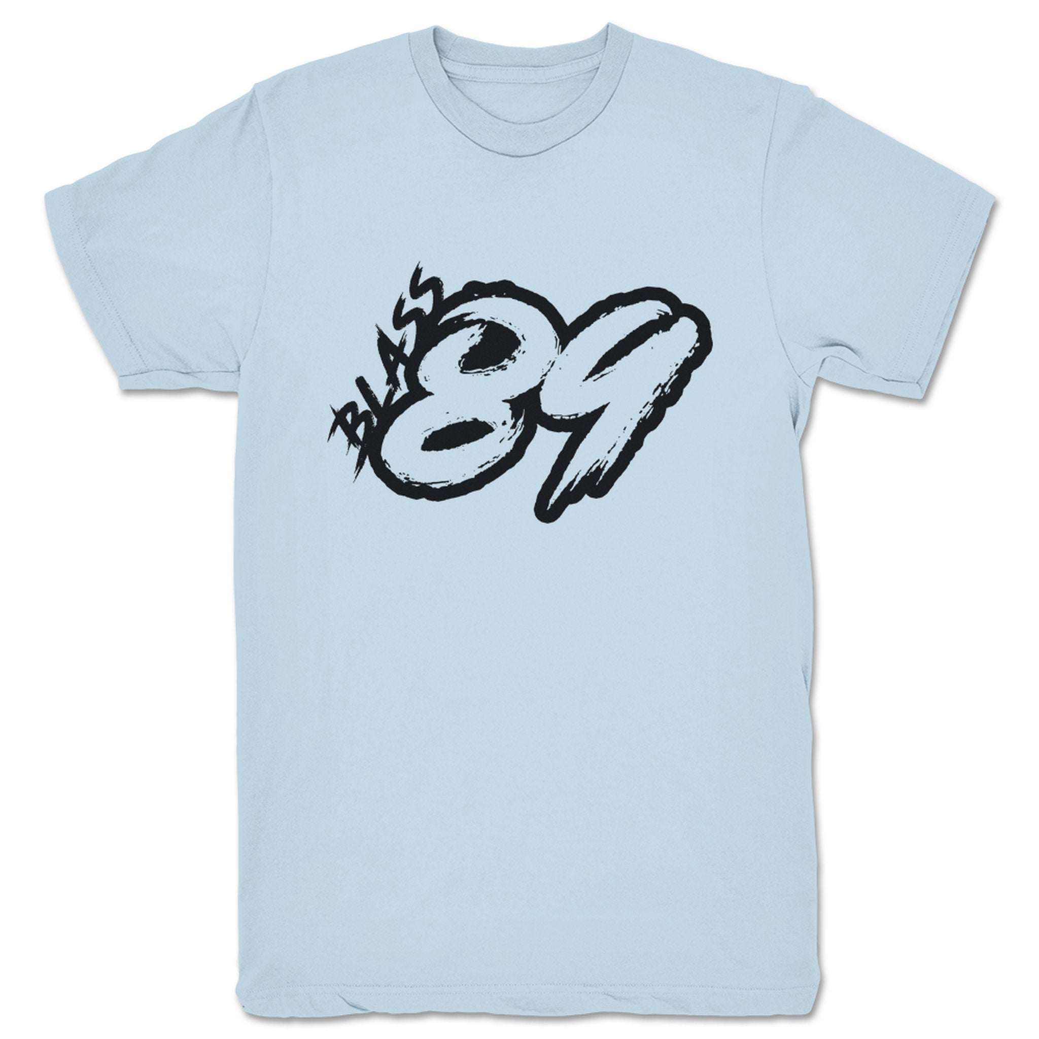 BLASS 89 BLASS 89 Logo Unisex Tee Light Blue