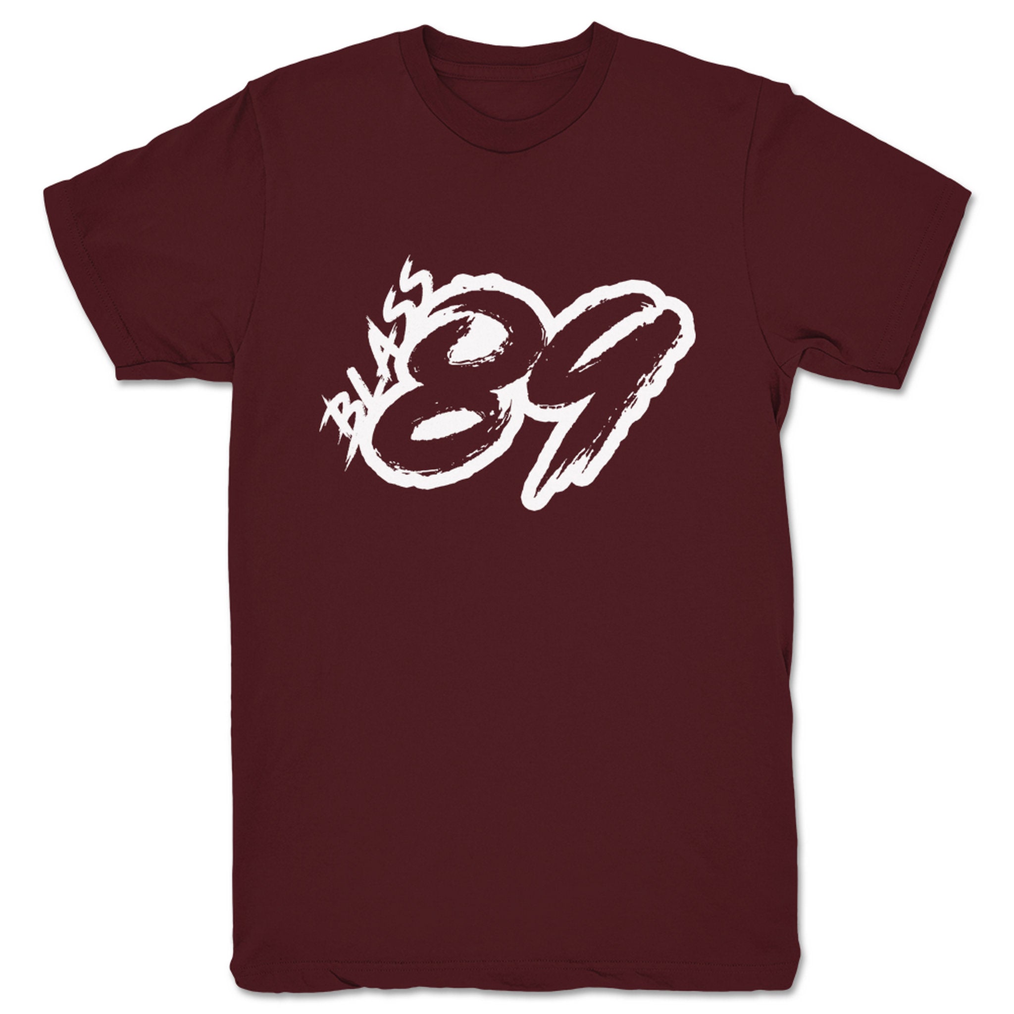 BLASS 89 BLASS 89 Logo Unisex Tee Maroon