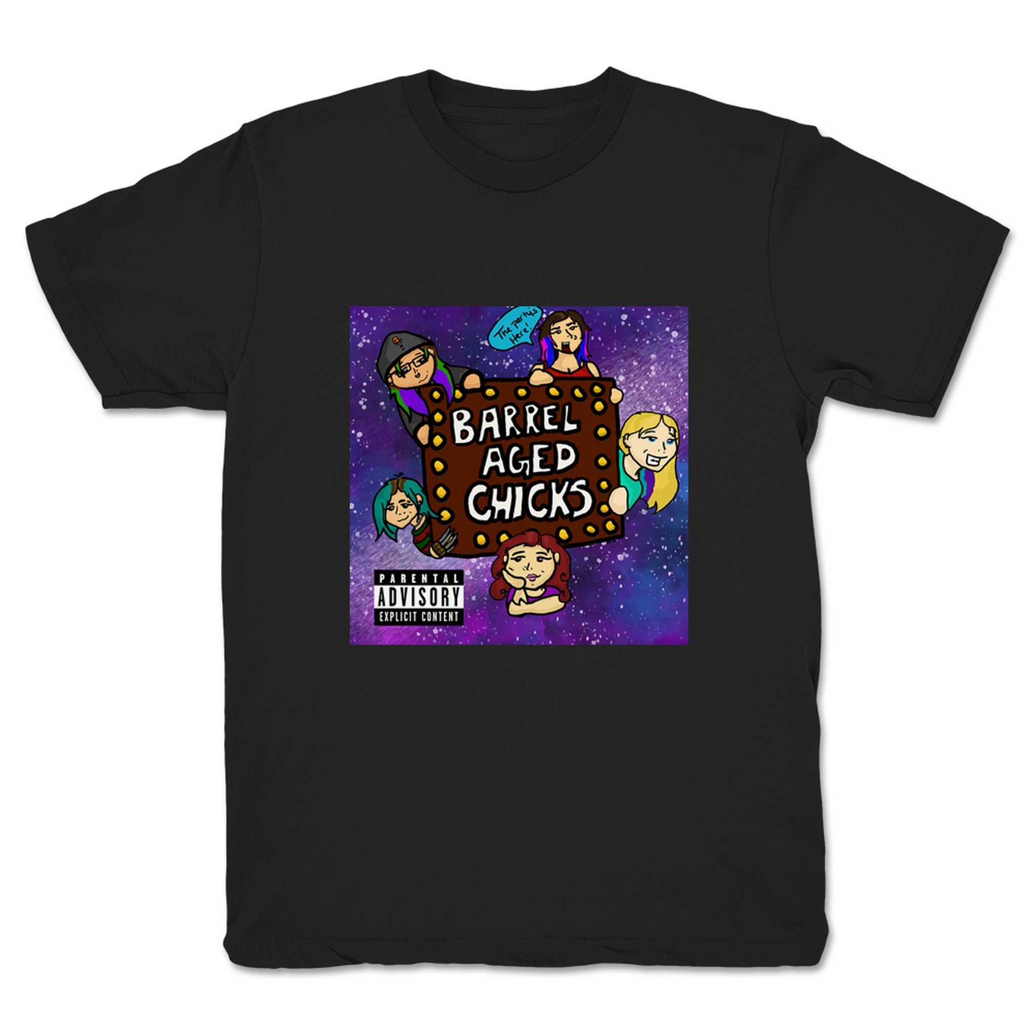Barrel Aged Flicks Podcast Barrel Aged Chicks Season 1 Youth Tee Black