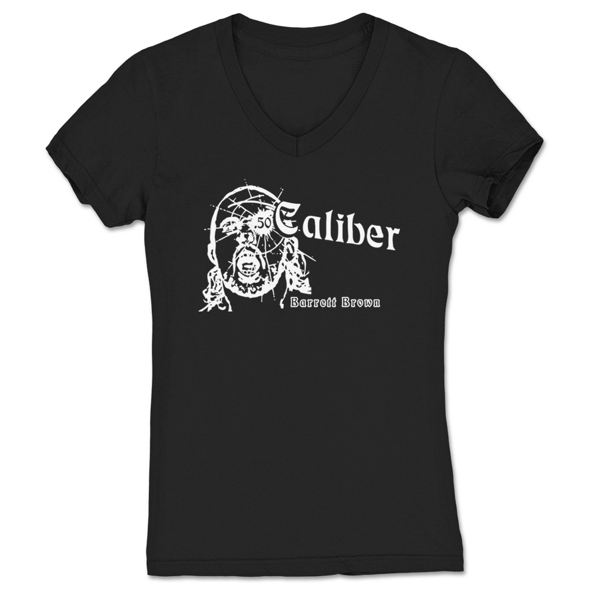Barrett Brown .50 Caliber Women's V-Neck Black