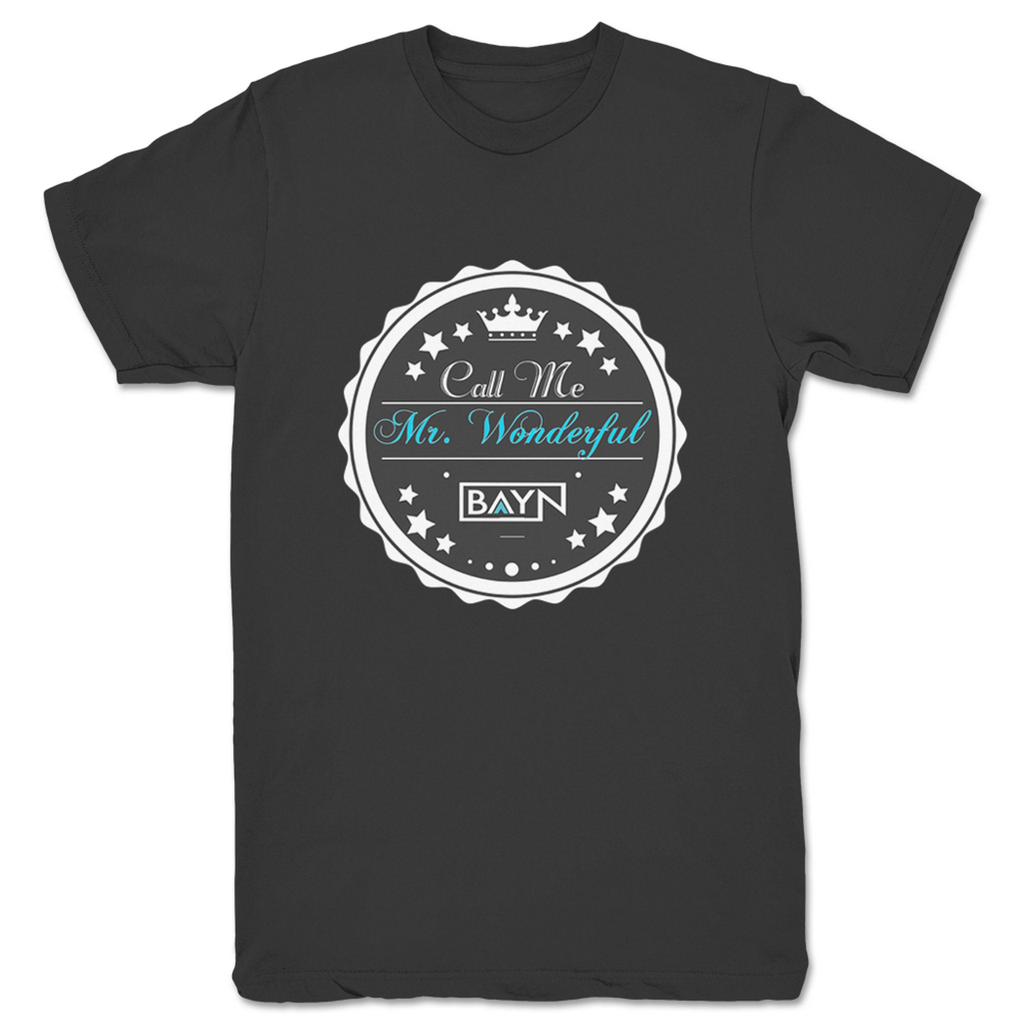 Bayn Mr. Wonderful Unisex Tee Dark Grey