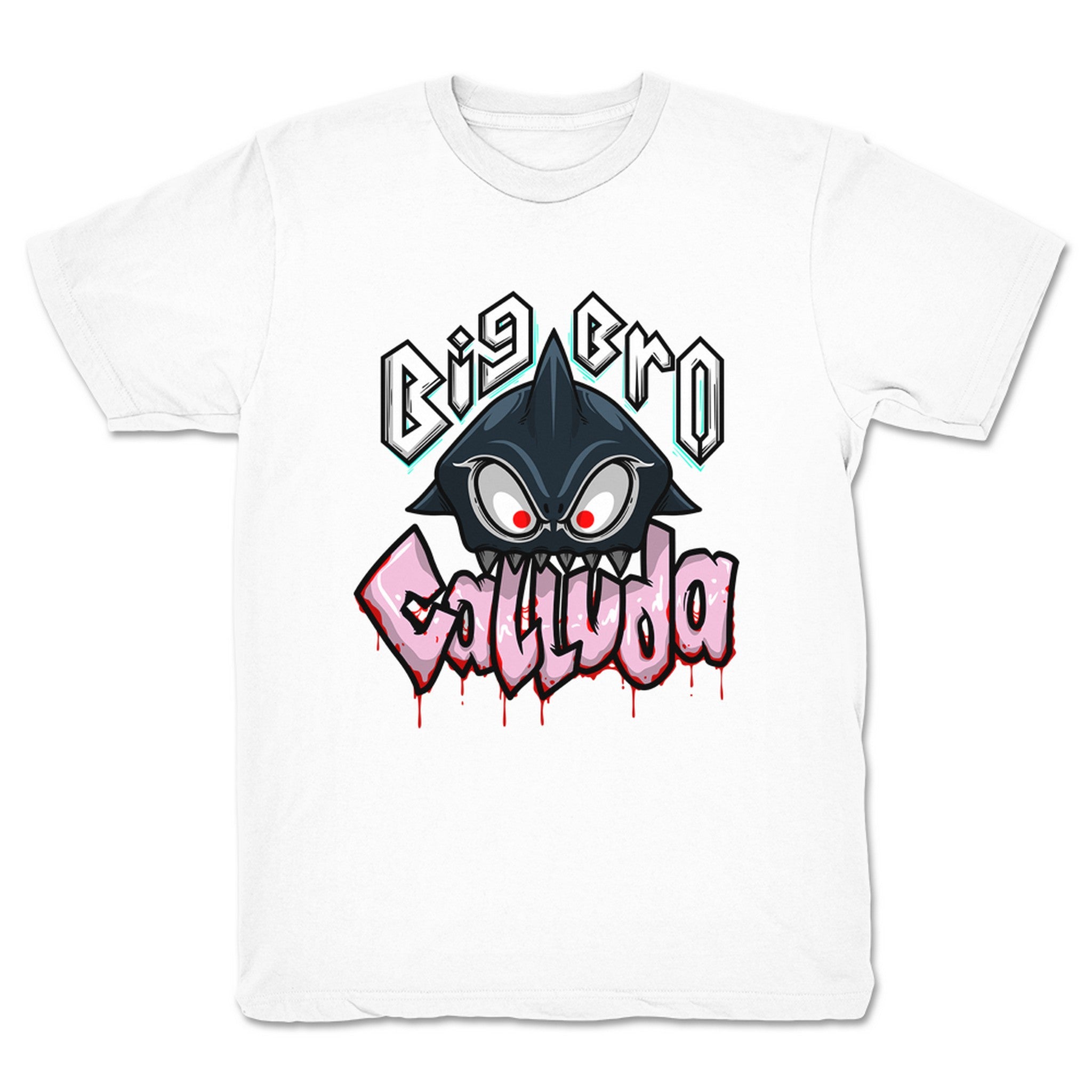 Big Bro Calluda Killer Whale Calluda Youth Tee White