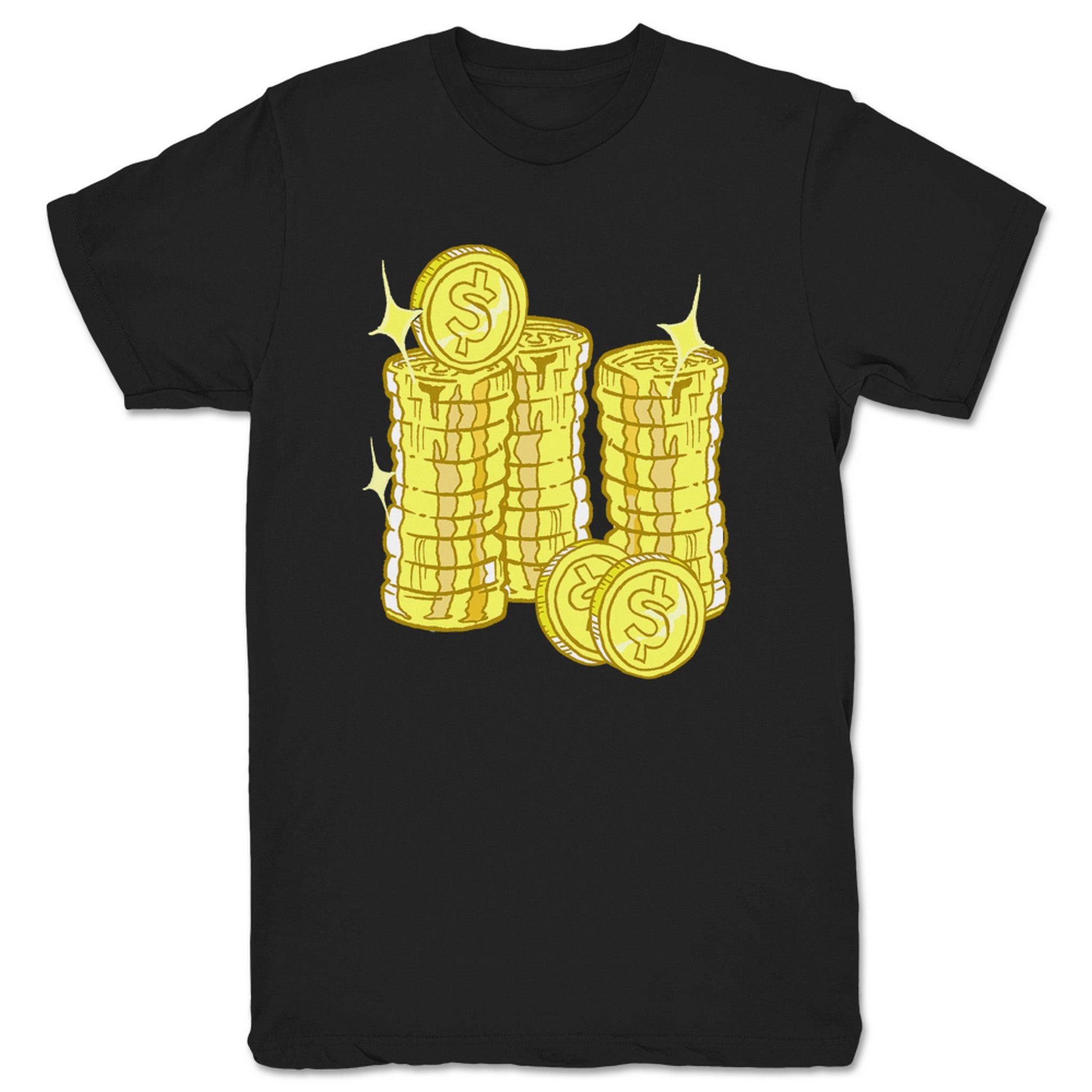Big Money Big Money Coins Unisex Tee Black