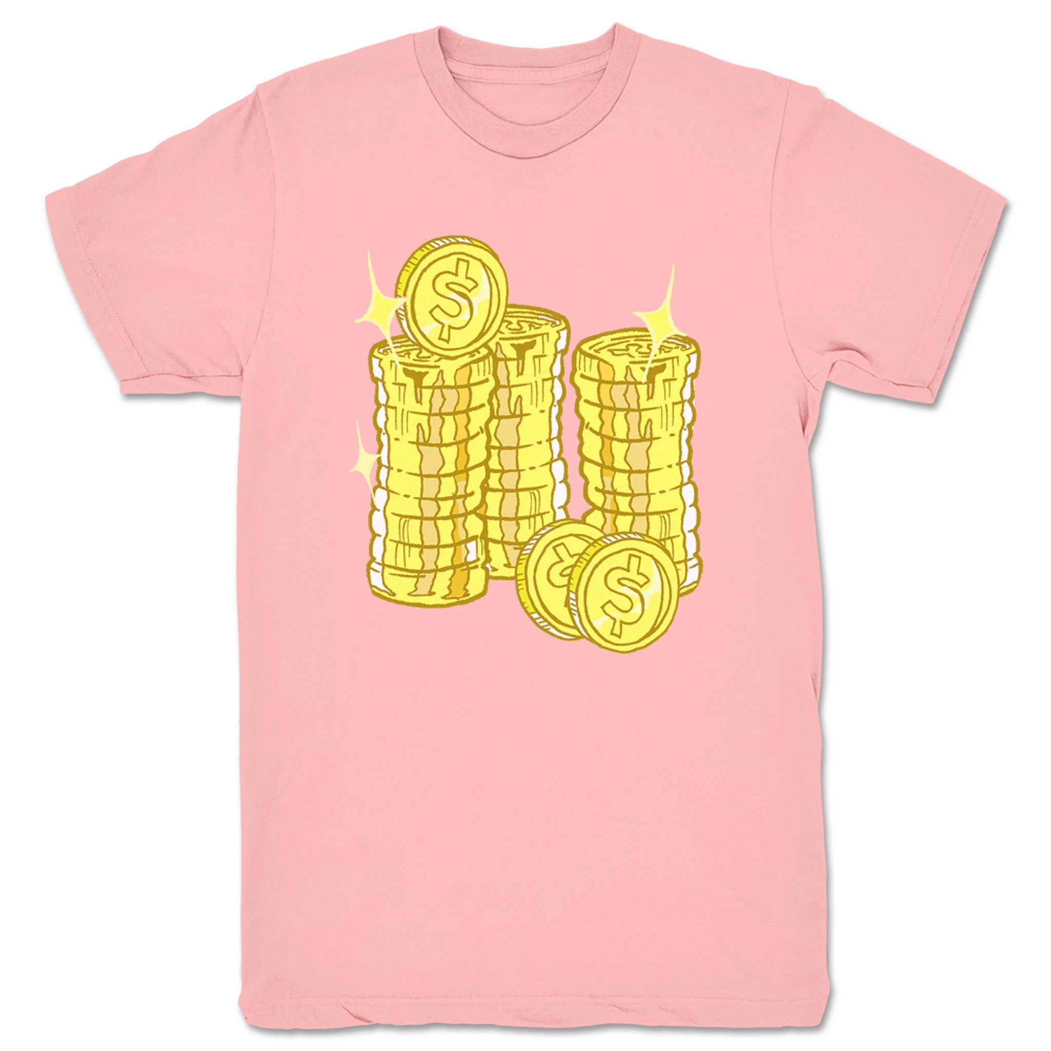 Big Money Big Money Coins Unisex Tee Pink
