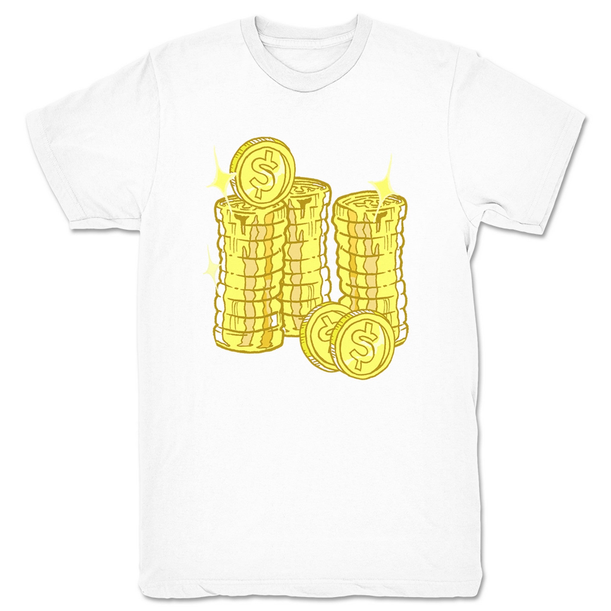Big Money Big Money Coins Unisex Tee White