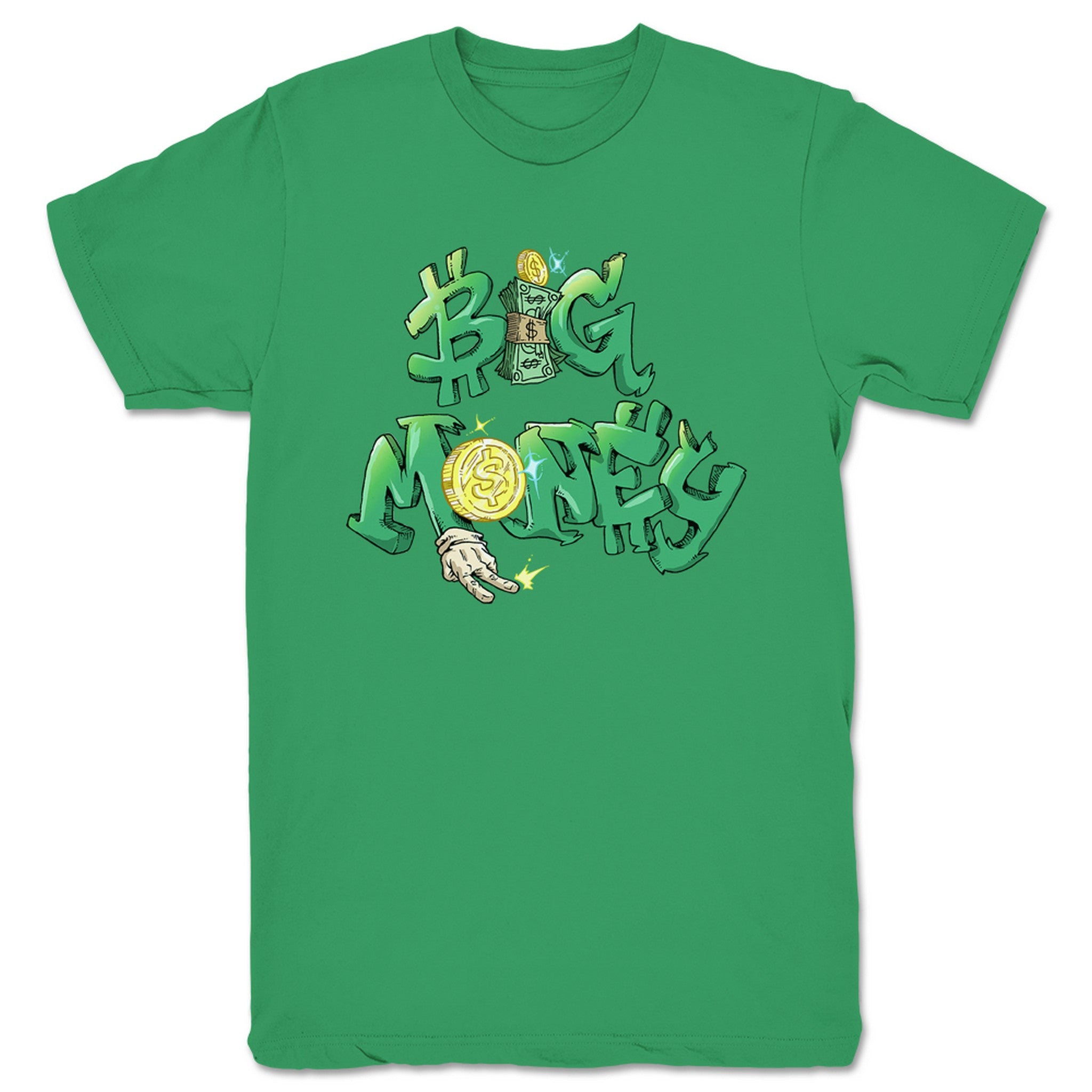 Big Money Big Money Logo Unisex Tee Kelly Green