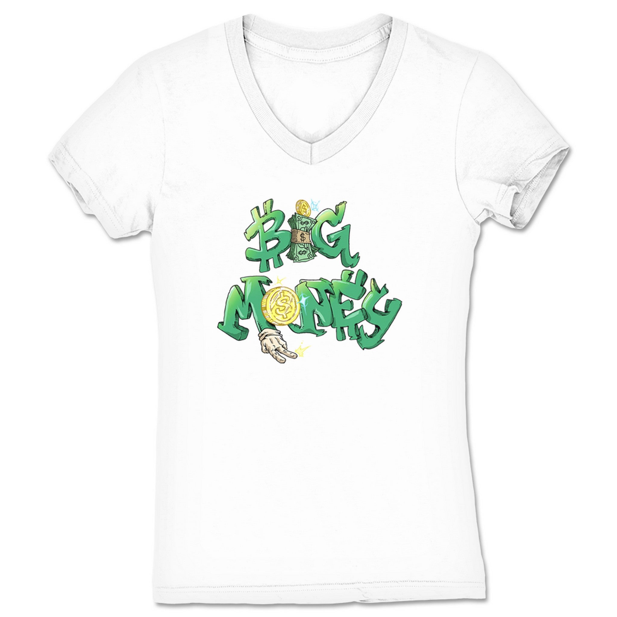 Big Money Big Money Logo Women's V-Neck White