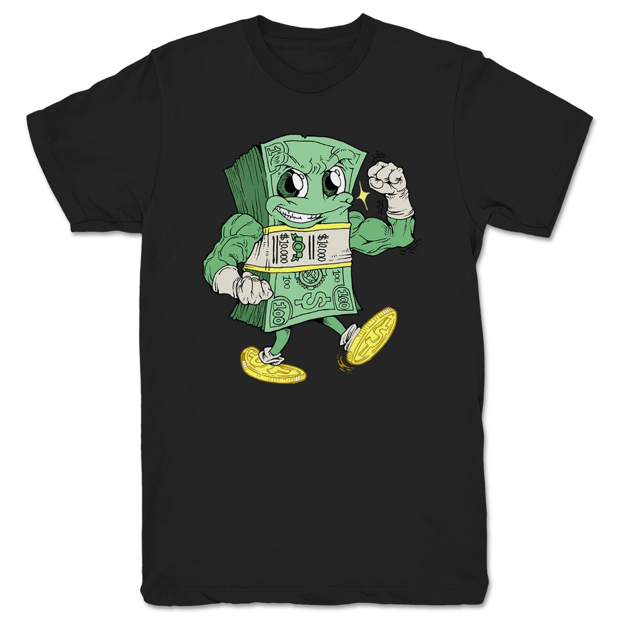 Big Money Money Man Unisex Tee Black