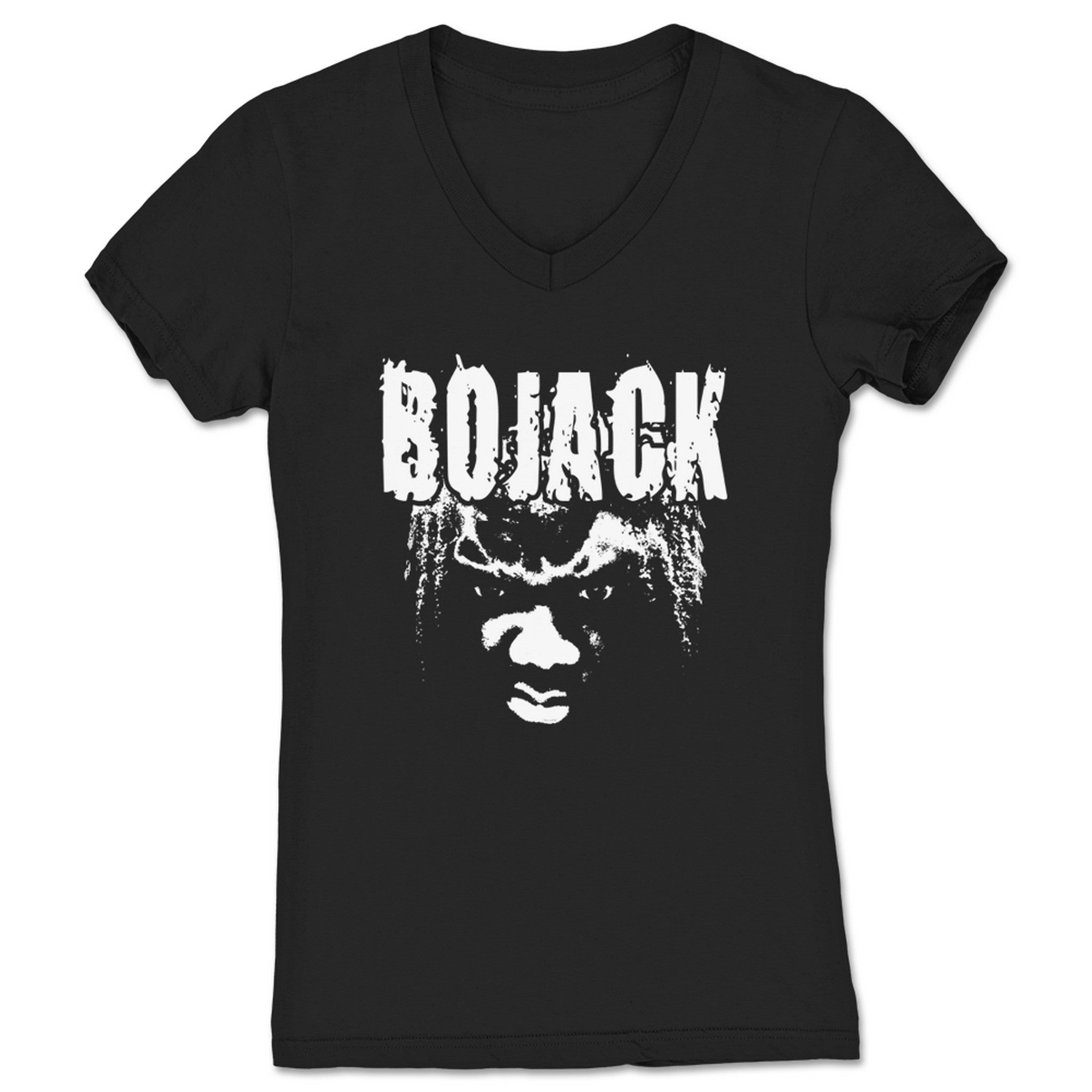 Bojack OG Bojack White Women's V-Neck Black