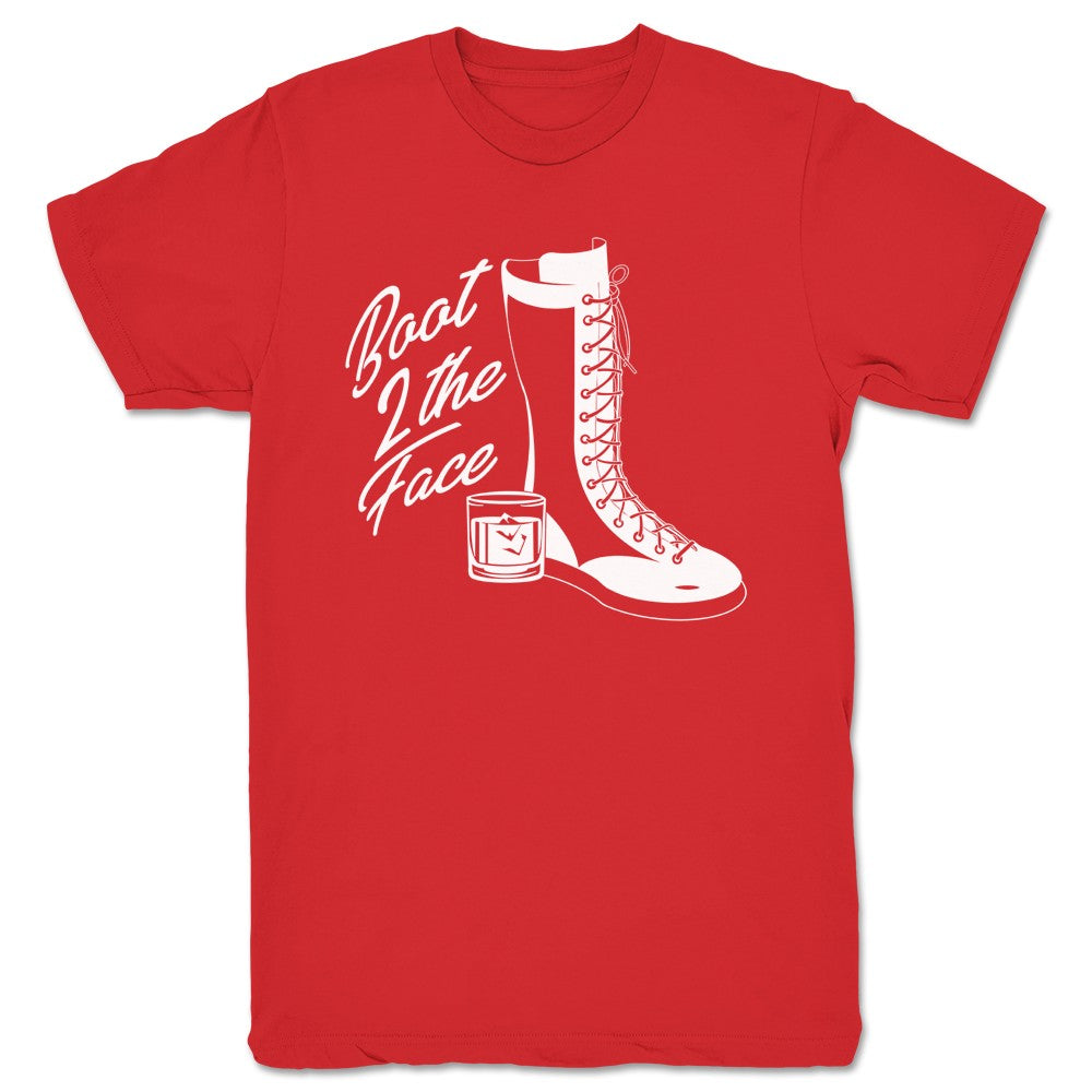Boot 2 the Face Boot 2 the Face Unisex Tee Red