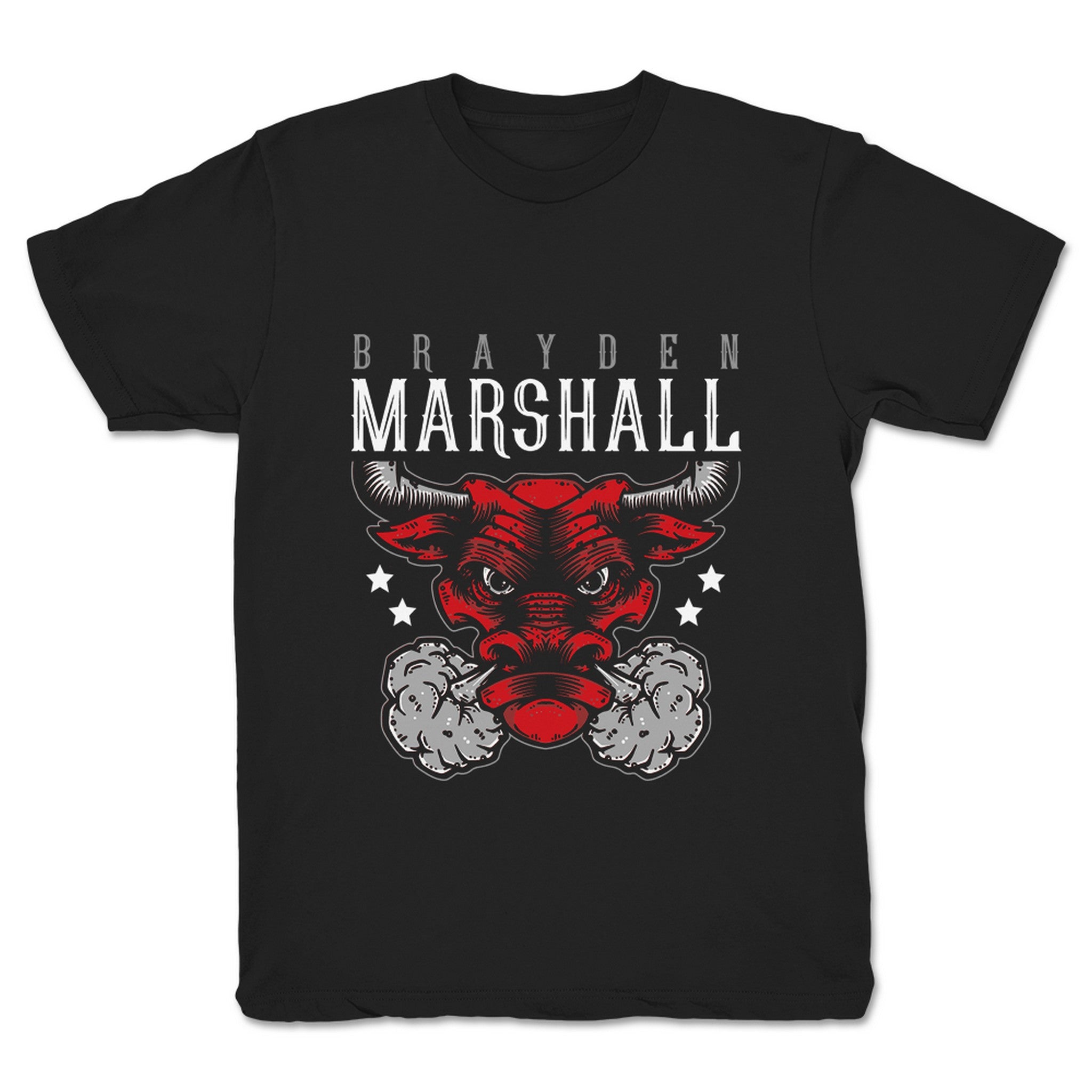 Brayden Marshall Roughstock Youth Tee Black