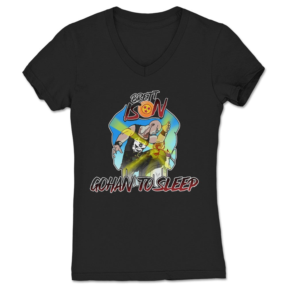 Brett Ison Gohan to Sleep Women's V-Neck Black
