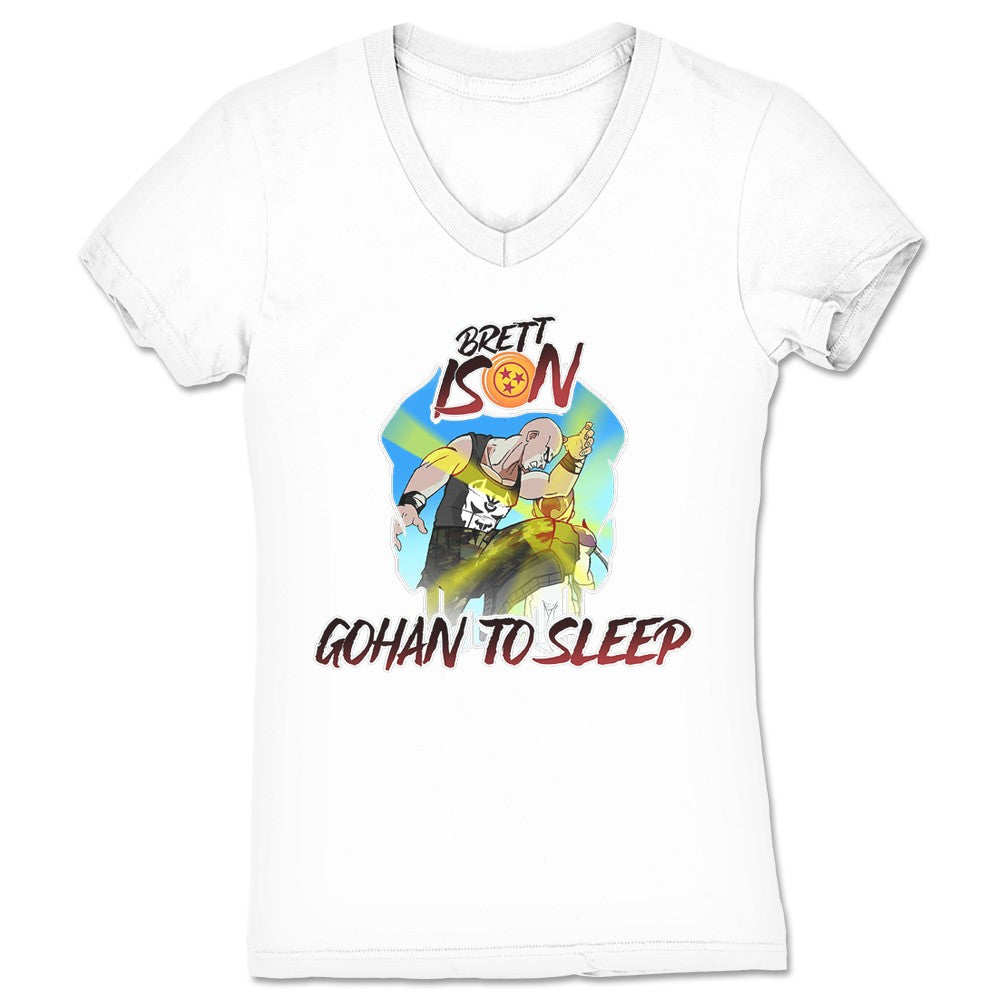 Brett Ison Gohan to Sleep Women's V-Neck White