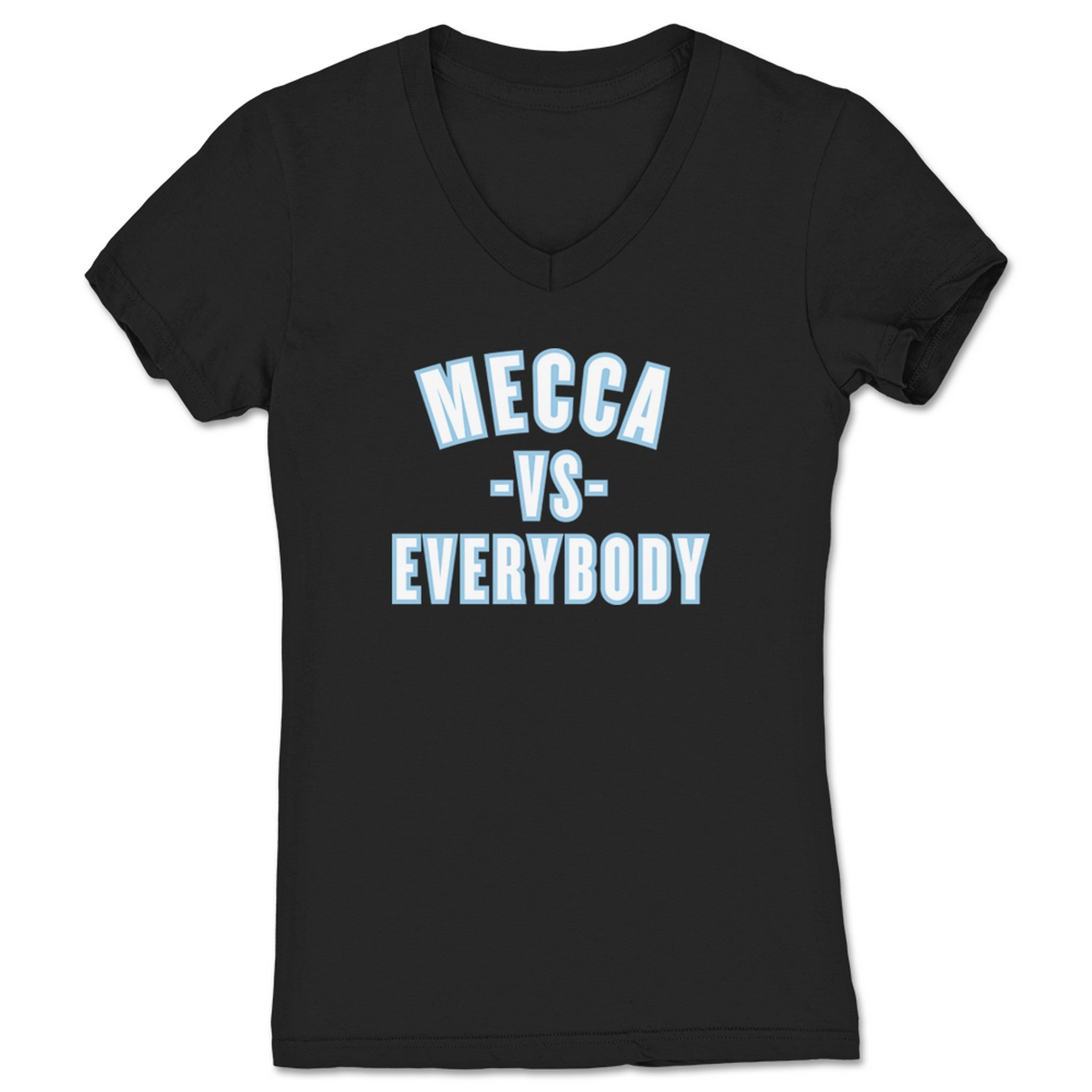Brian Johnson Mecca vs Everybody Women's V-Neck Black
