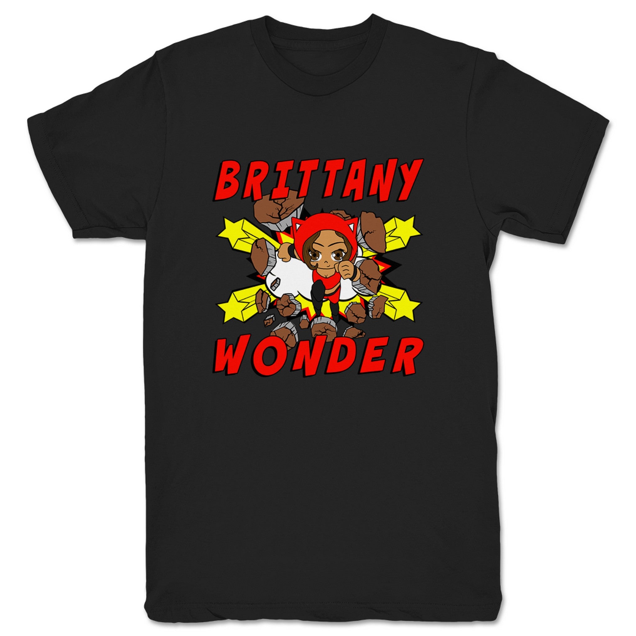 Brittany Wonder Brittany Wonder Wall Unisex Tee Black