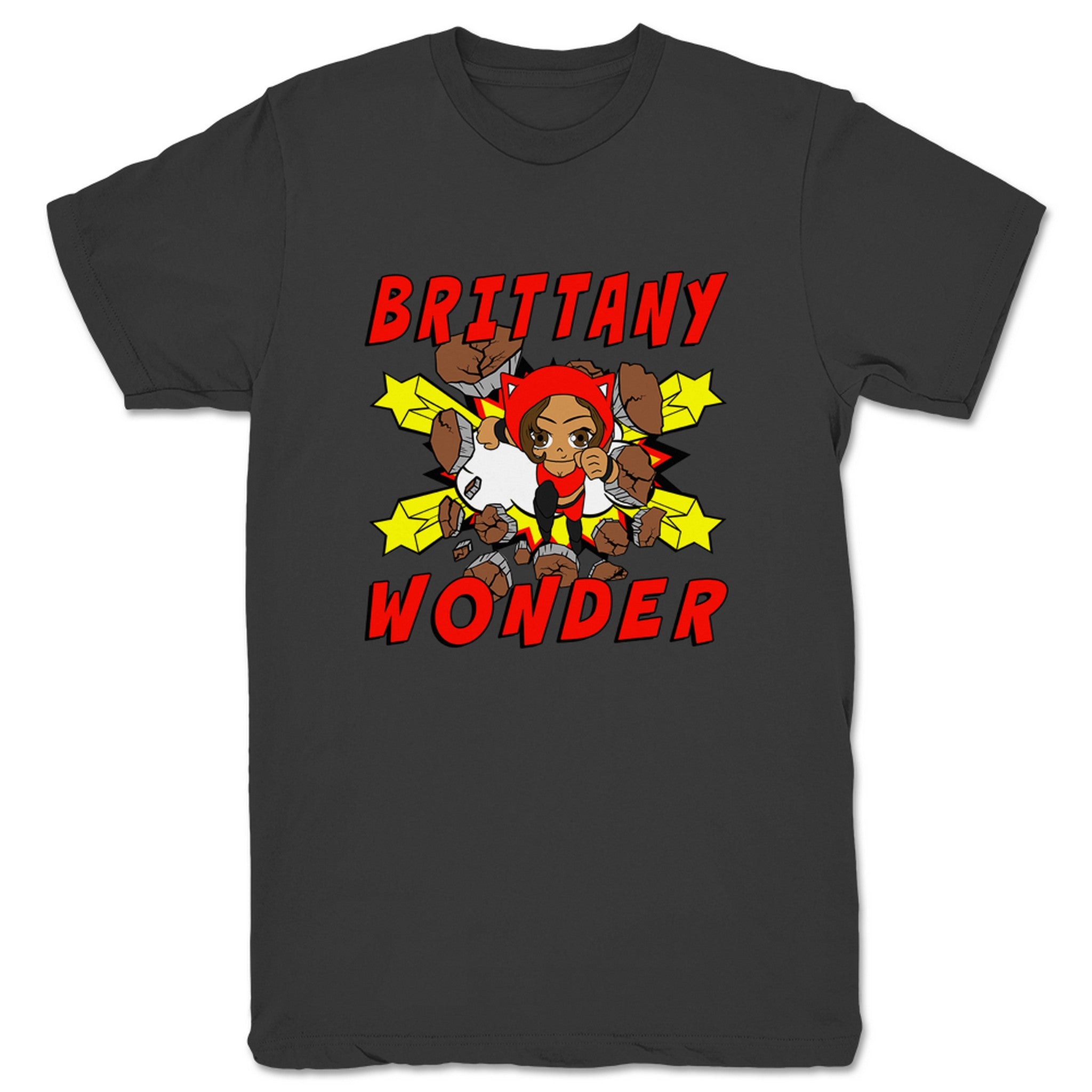 Brittany Wonder Brittany Wonder Wall Unisex Tee Dark Grey