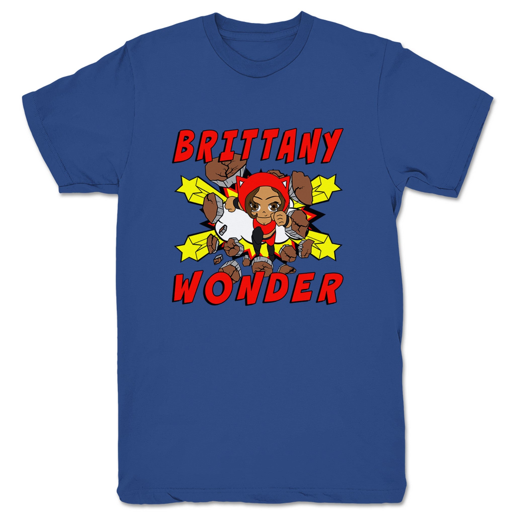 Brittany Wonder Brittany Wonder Wall Unisex Tee Royal Blue