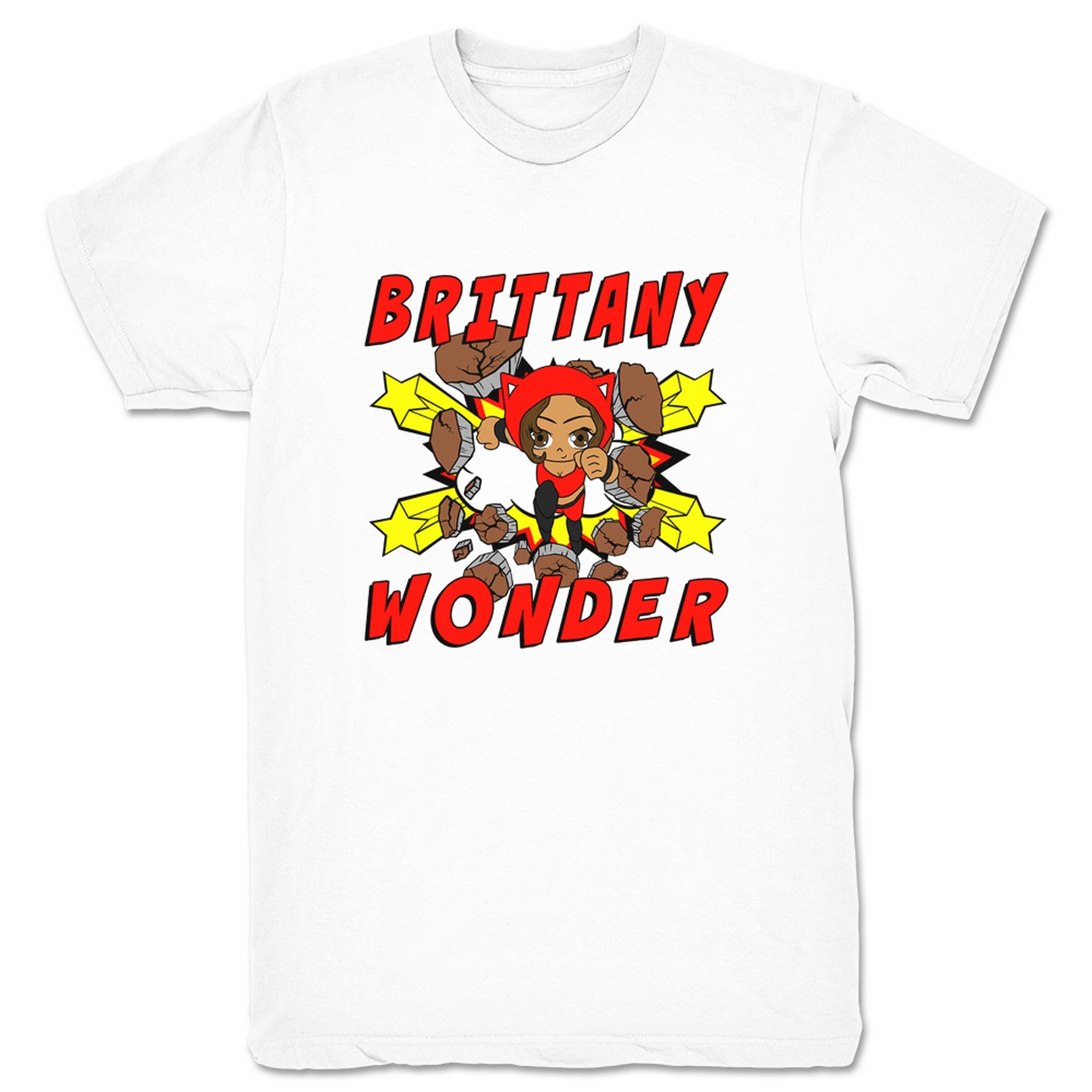 Brittany Wonder Brittany Wonder Wall Unisex Tee White