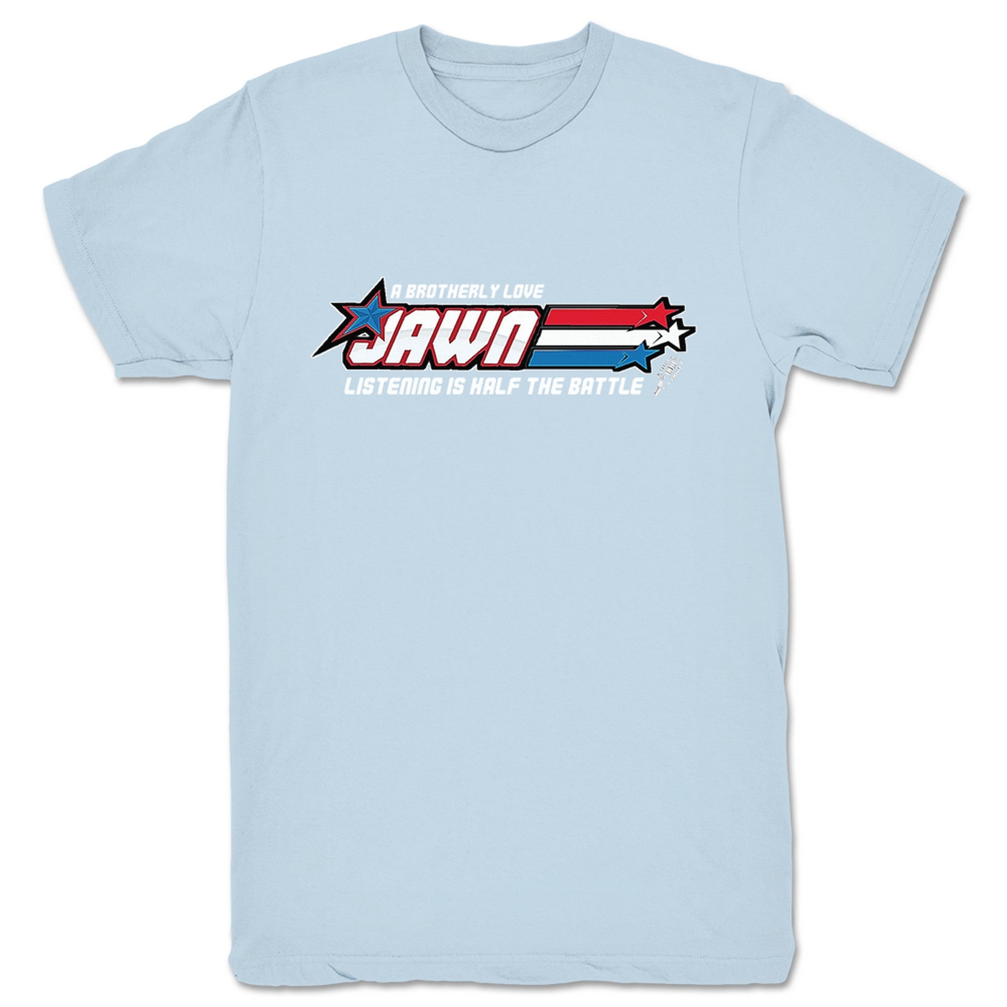 Brotherly Love Wrestling A Brotherly Love Jawn Unisex Tee Light Blue