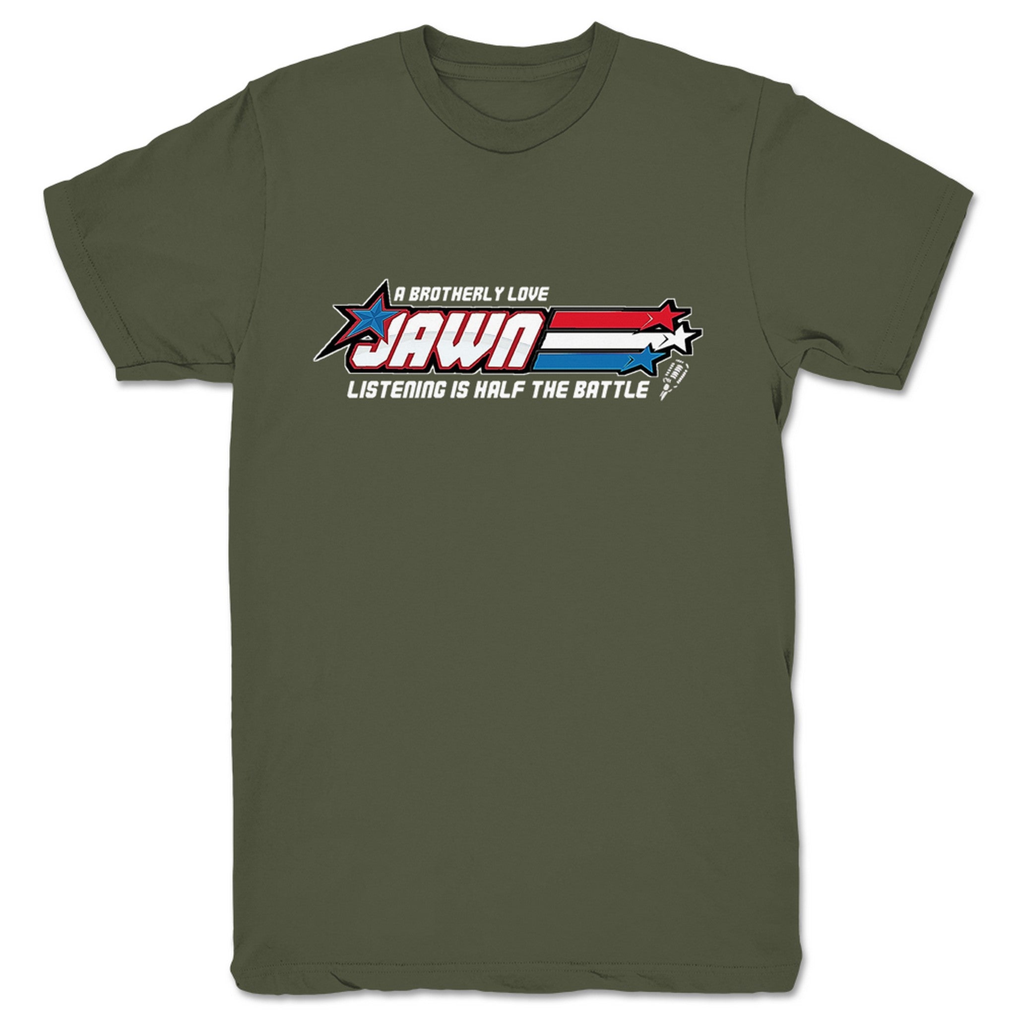 Brotherly Love Wrestling A Brotherly Love Jawn Unisex Tee Military Green