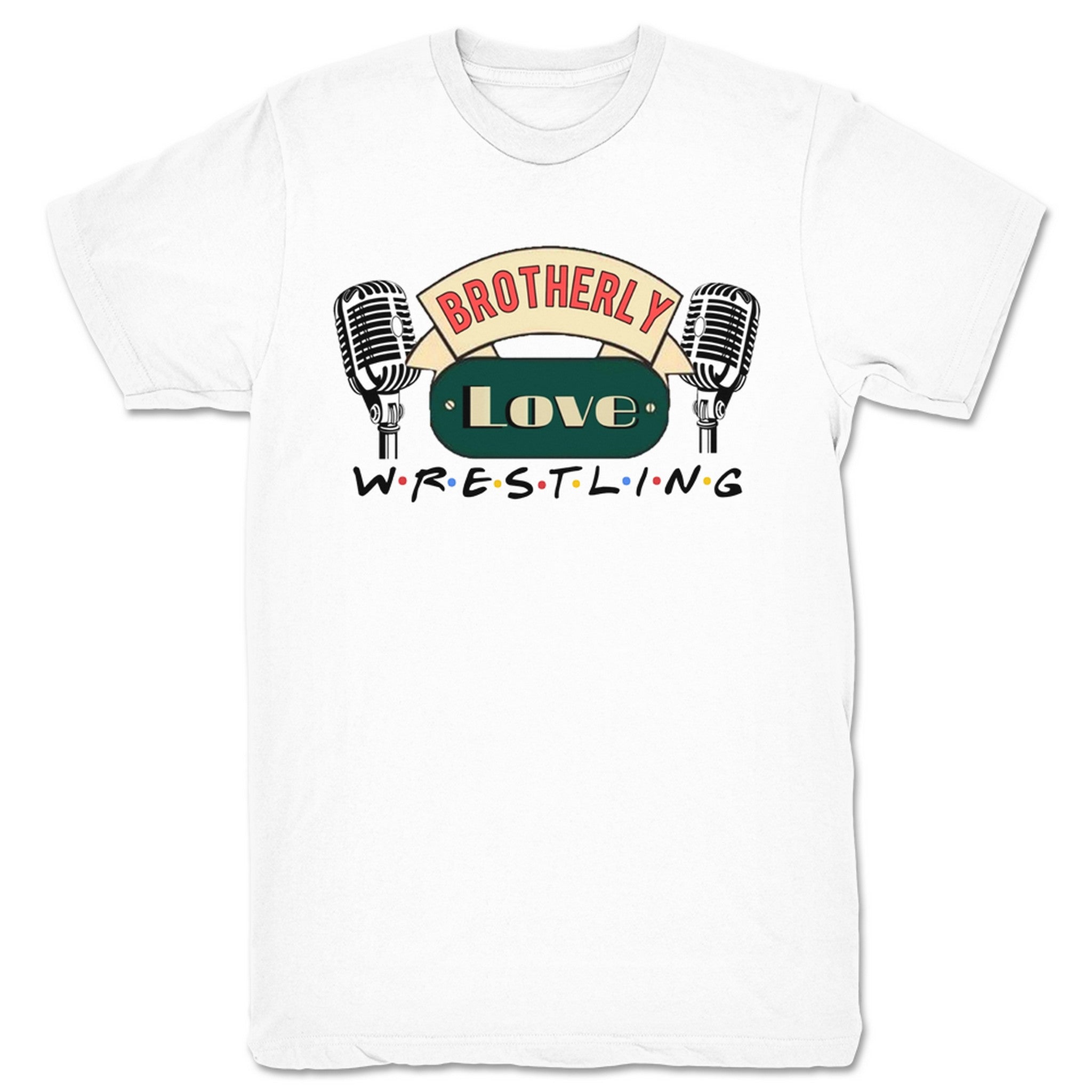 Brotherly Love Wrestling Friends BLW Logo Unisex Tee White