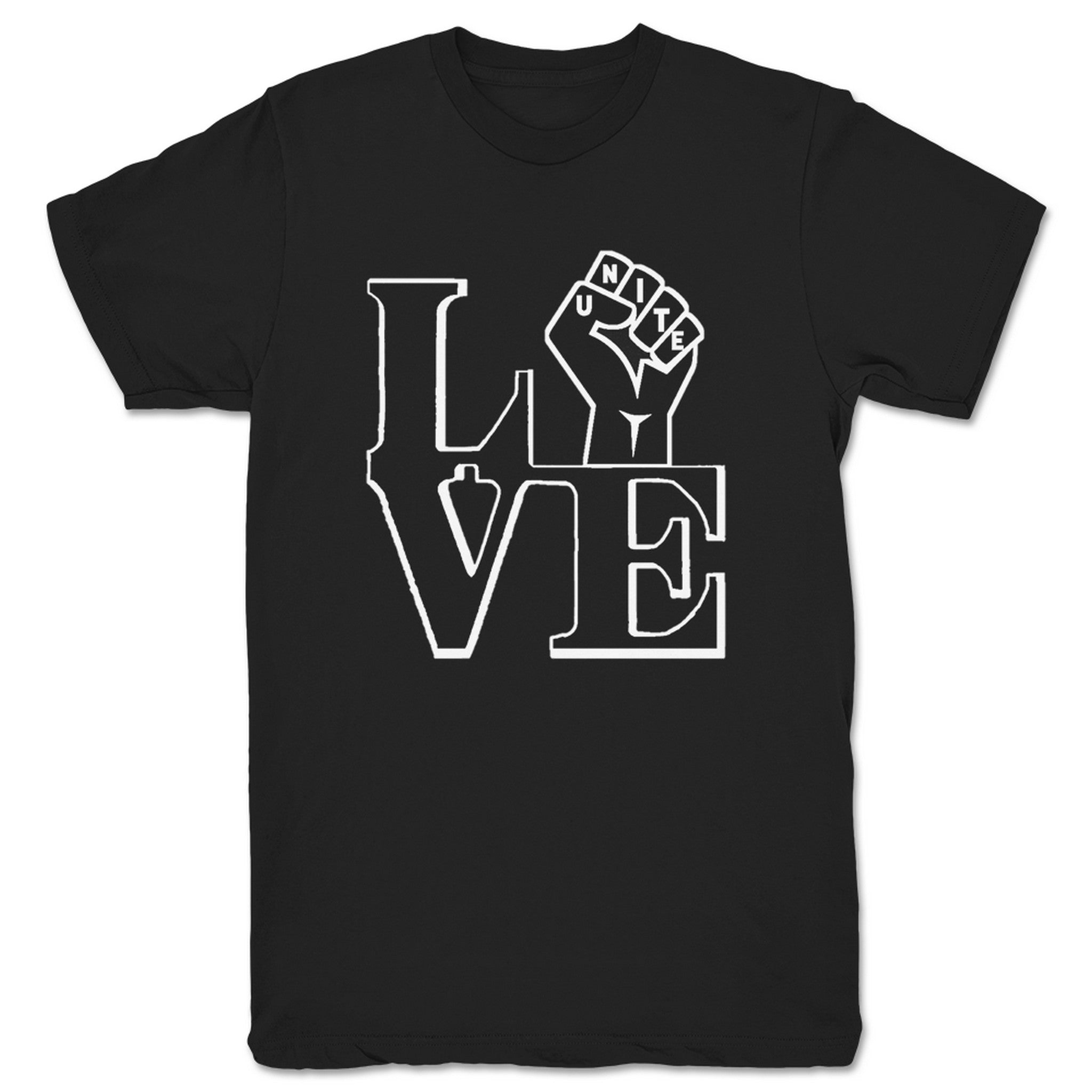 Brotherly Love Wrestling Love Unite Unisex Tee Black