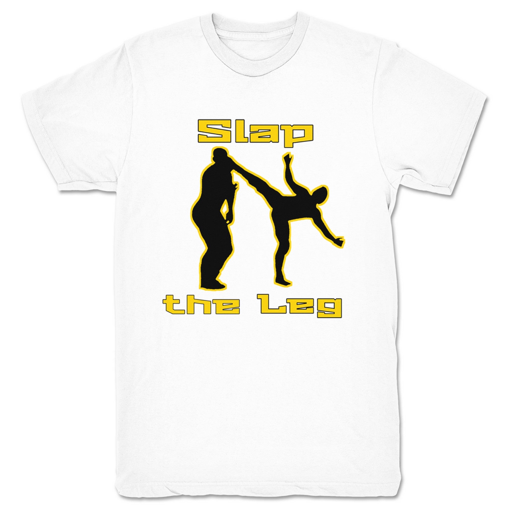 Brotherly Love Wrestling Slap the Leg Unisex Tee White