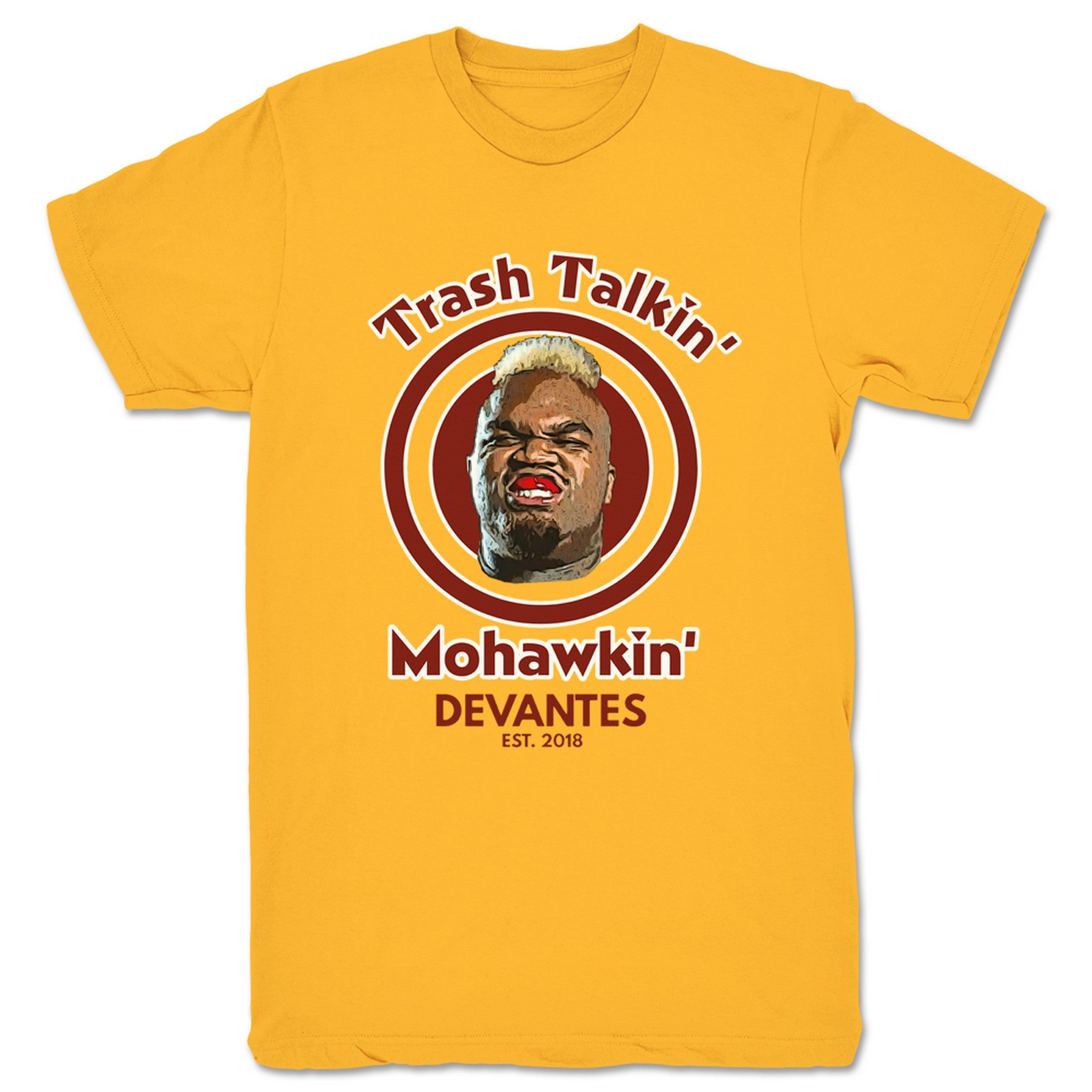 Brotherly Love Wrestling Trash Talkin' Devantes Unisex Tee Gold