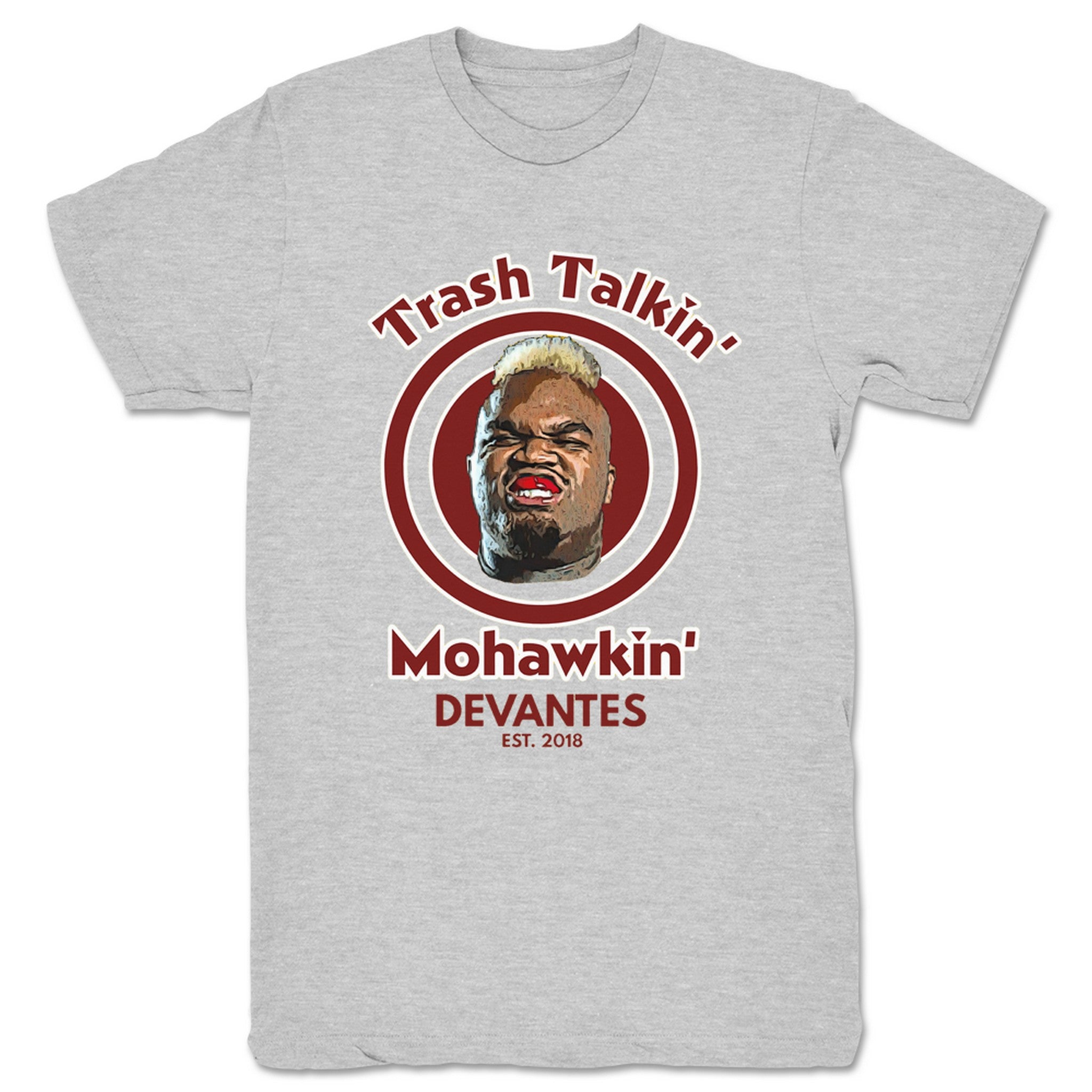 Brotherly Love Wrestling Trash Talkin' Devantes Unisex Tee Heather Grey