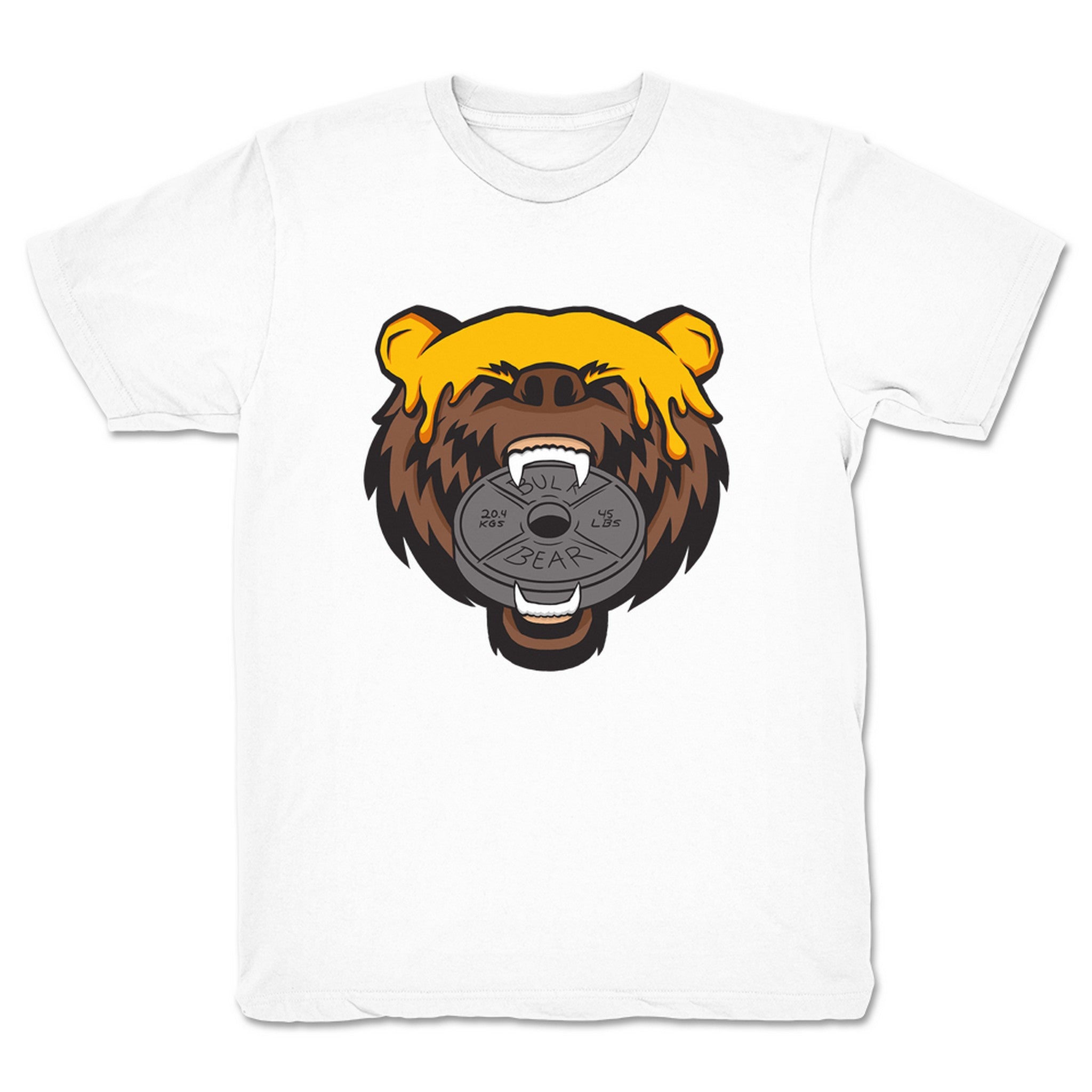 Bulk Bear Hungry Bear Youth Tee White