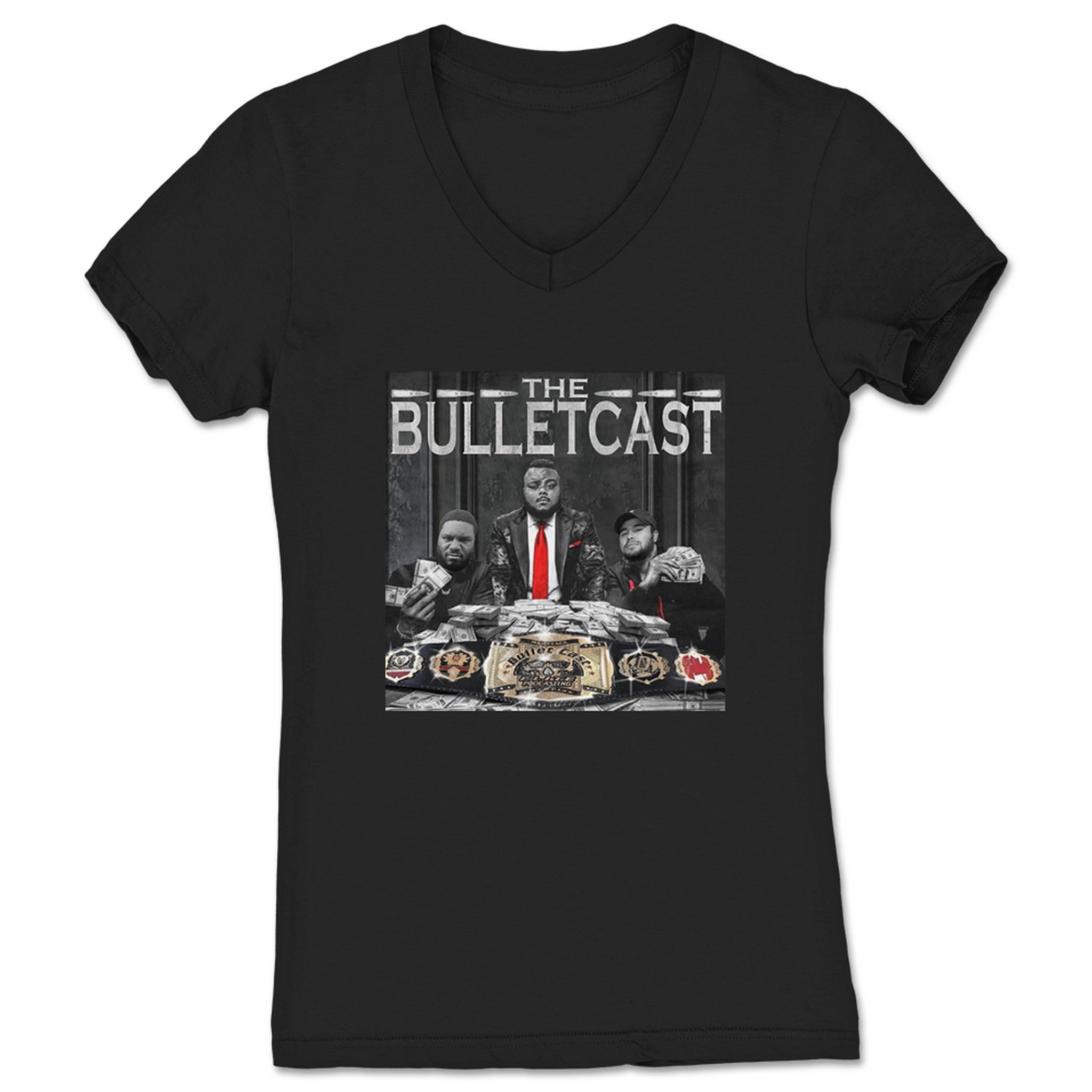 Bullet Cast Bullet Cast Bloodline Women's V-Neck Black