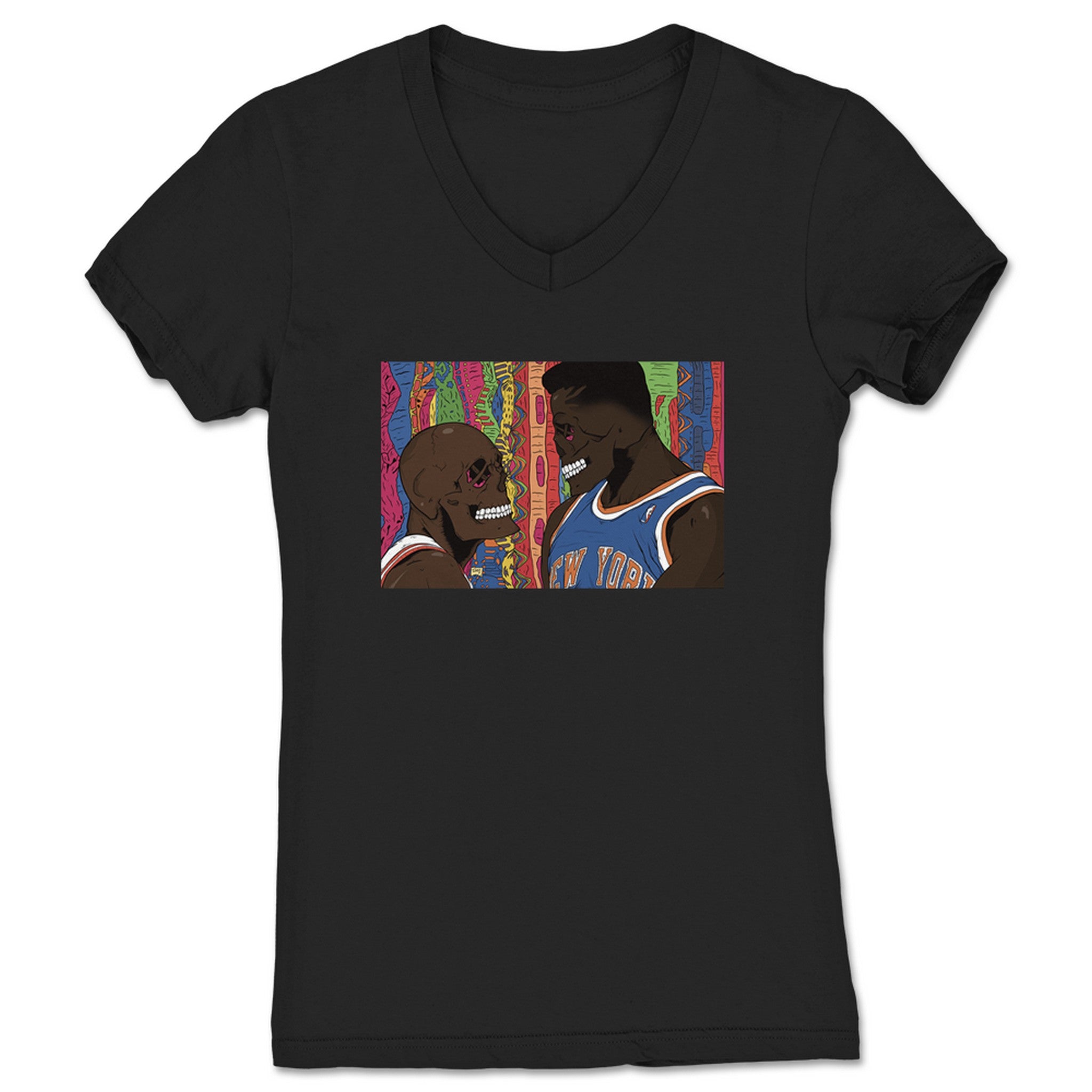 Calhoun Tubbs Pat vs Jordan Women's V-Neck Black