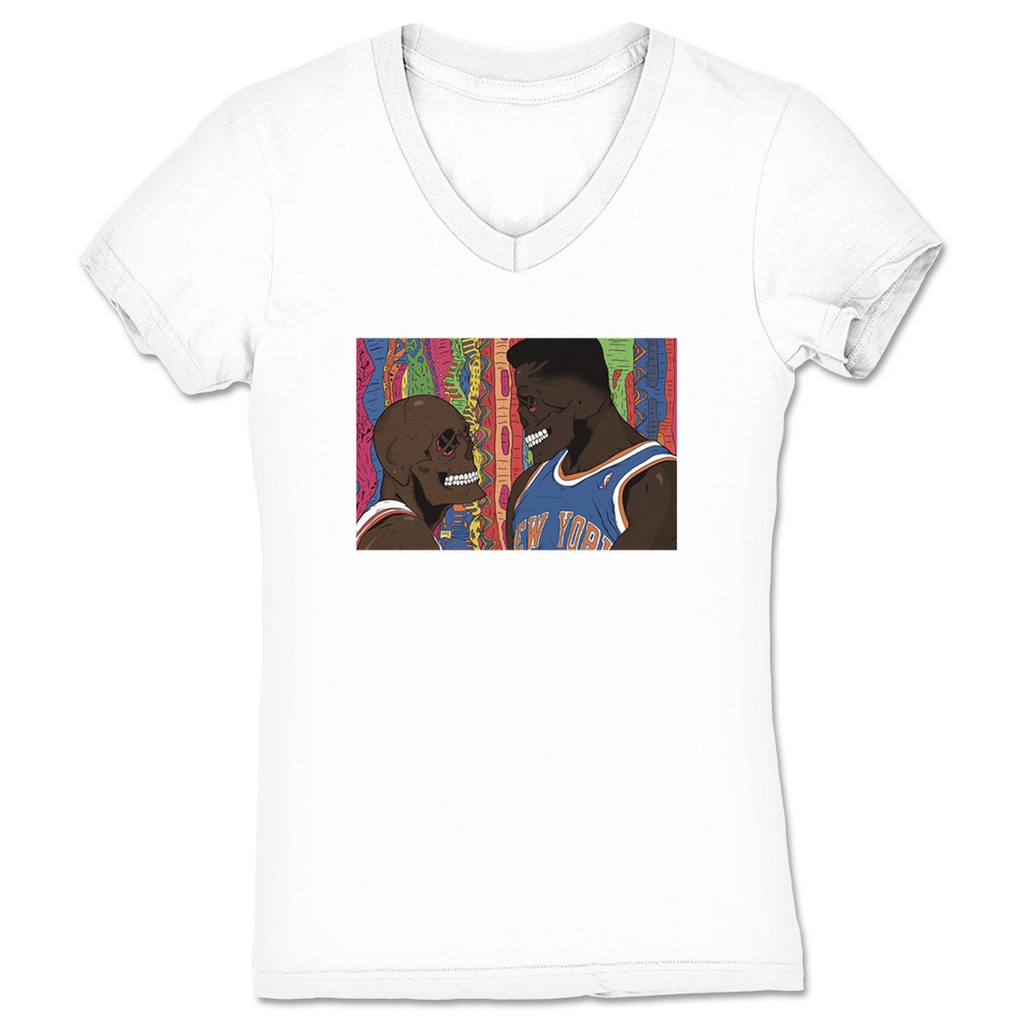 Calhoun Tubbs Pat vs Jordan Women's V-Neck White