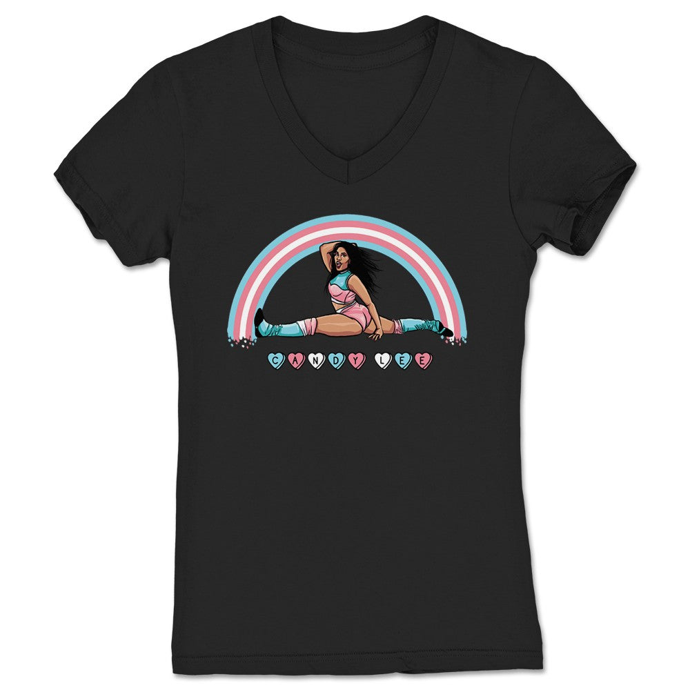 Candy Lee The Sweet Diva Women's V-Neck Black
