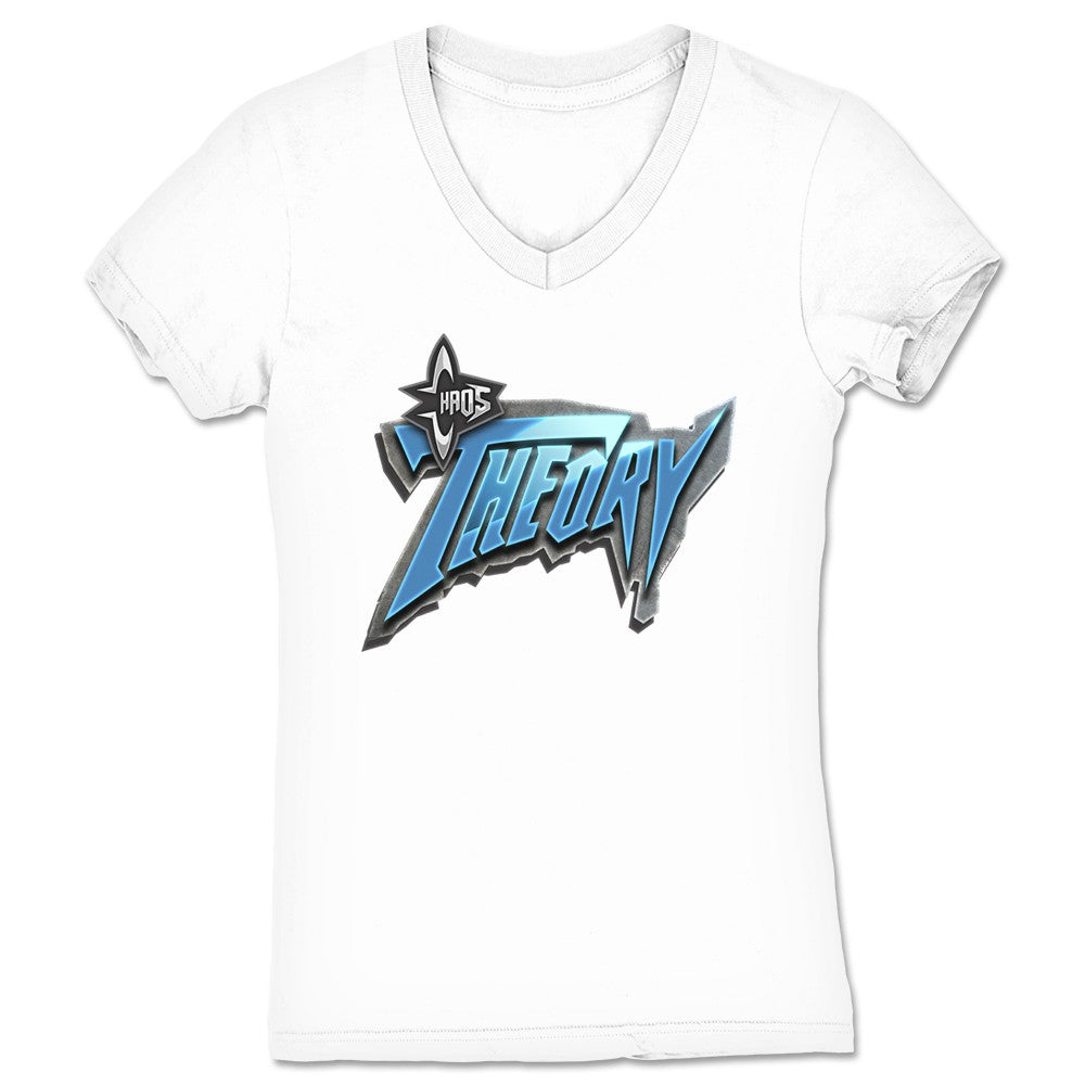 Chaos Theory Podcast Chaos Thunder Women's V-Neck White