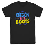 Checkin' the Boots Podcast  Unisex Tee Black